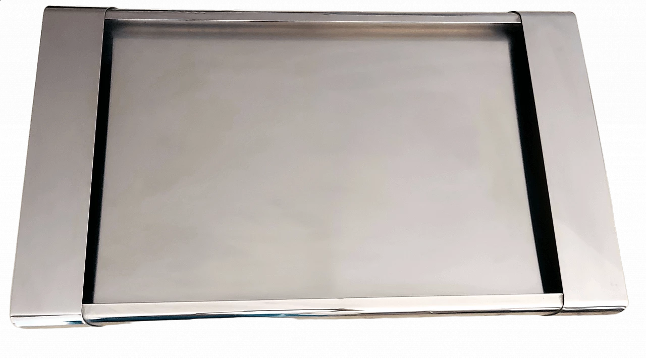 Vassoio inox Tiffany di Silvio Coppola per Alessi, anni 2000 4