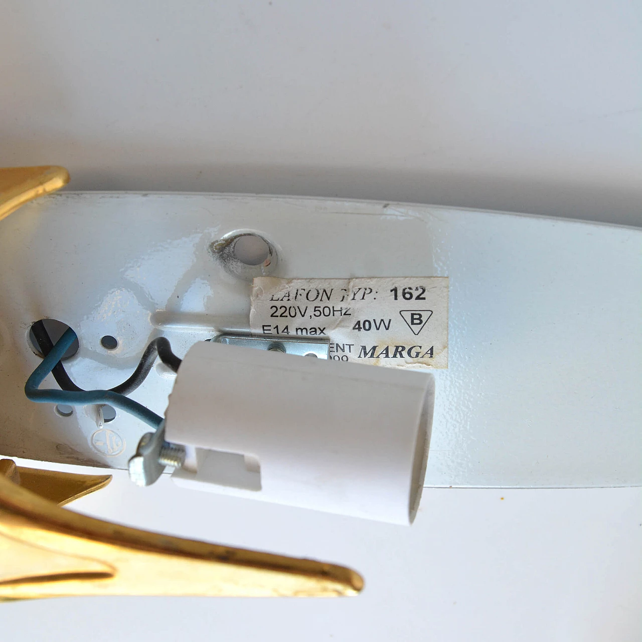 Pair of 162 Marga wall sconces by Zbigniew Kochanek for Karko, 1980s 2