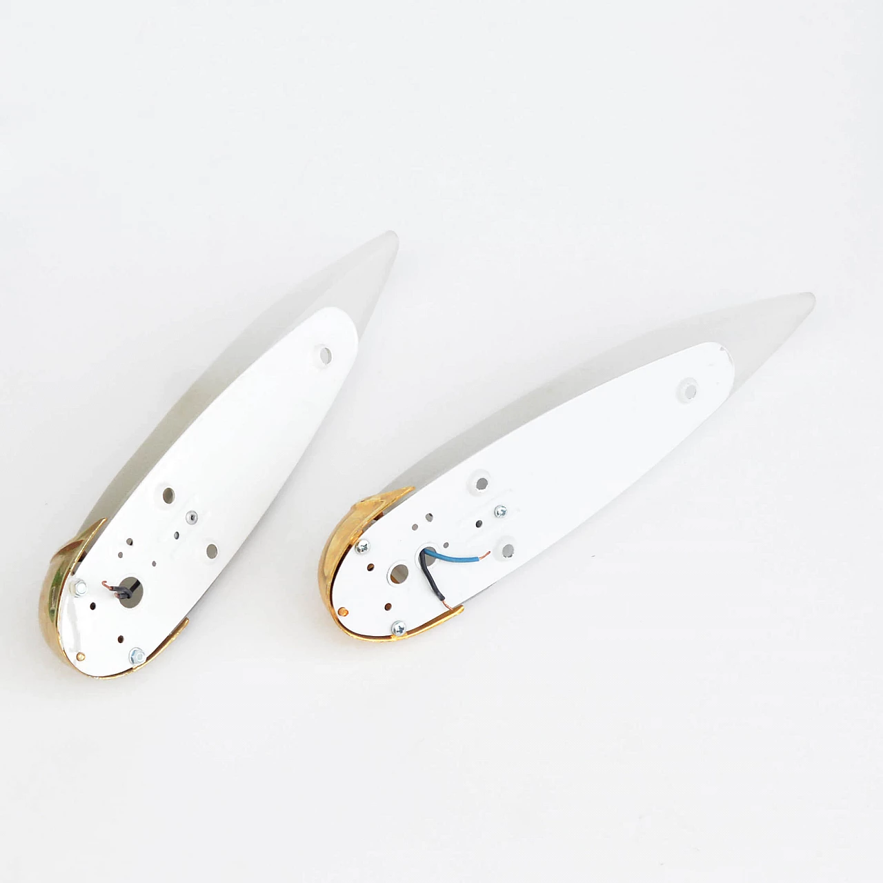 Pair of 162 Marga wall sconces by Zbigniew Kochanek for Karko, 1980s 6