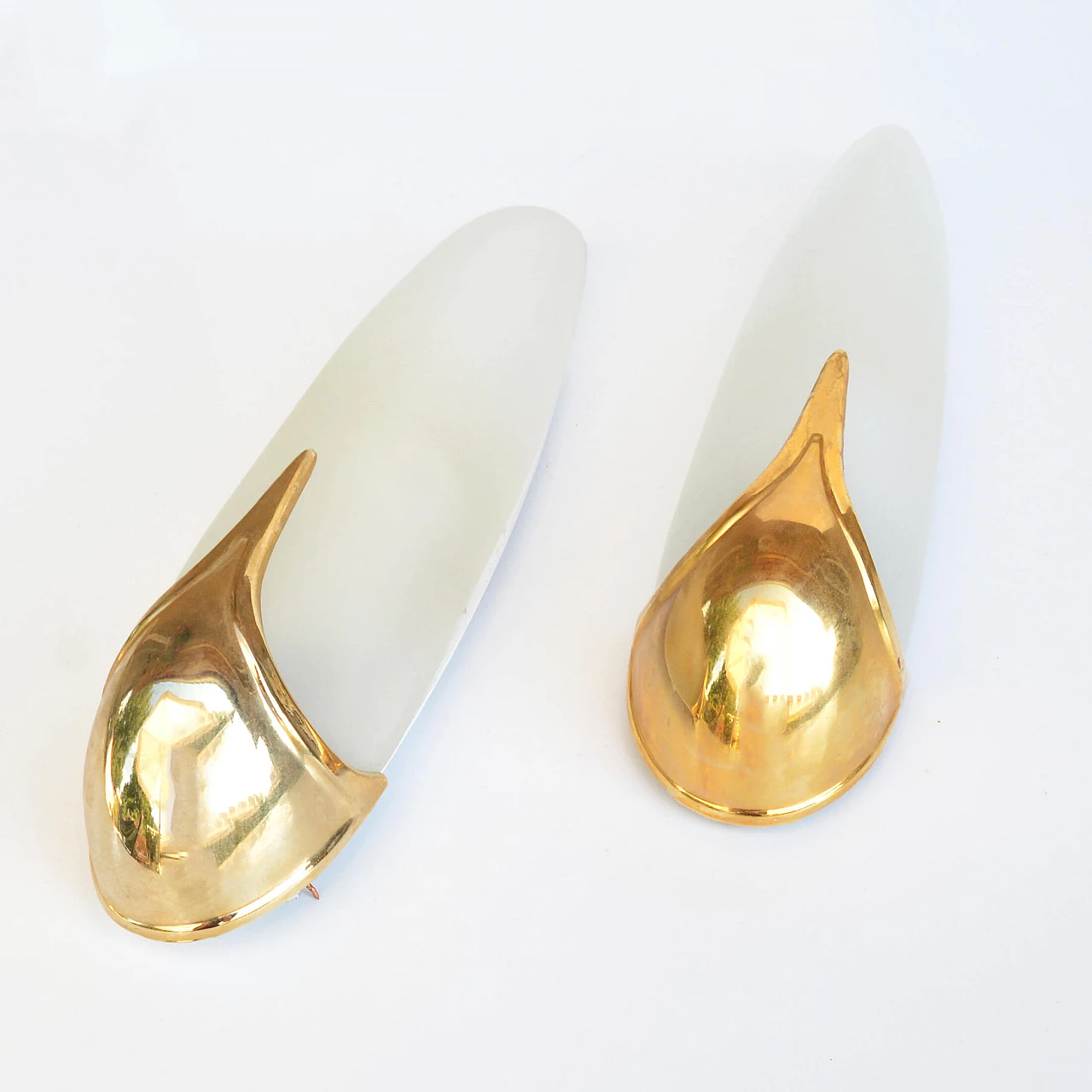 Pair of 162 Marga wall sconces by Zbigniew Kochanek for Karko, 1980s 7