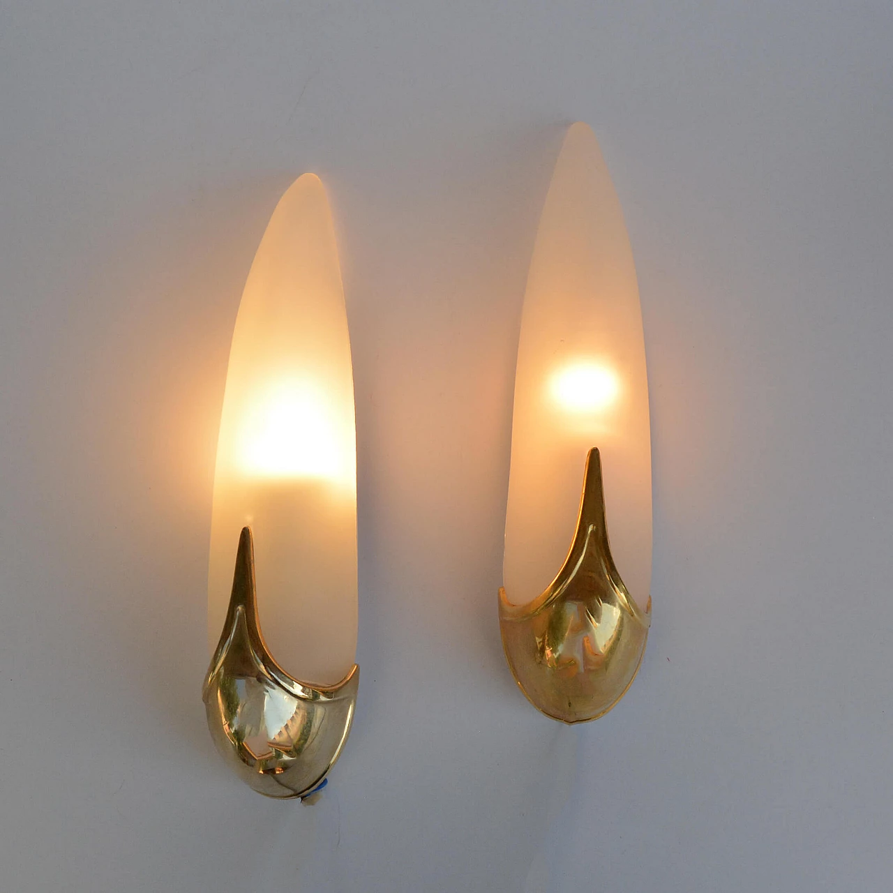 Pair of 162 Marga wall sconces by Zbigniew Kochanek for Karko, 1980s 13