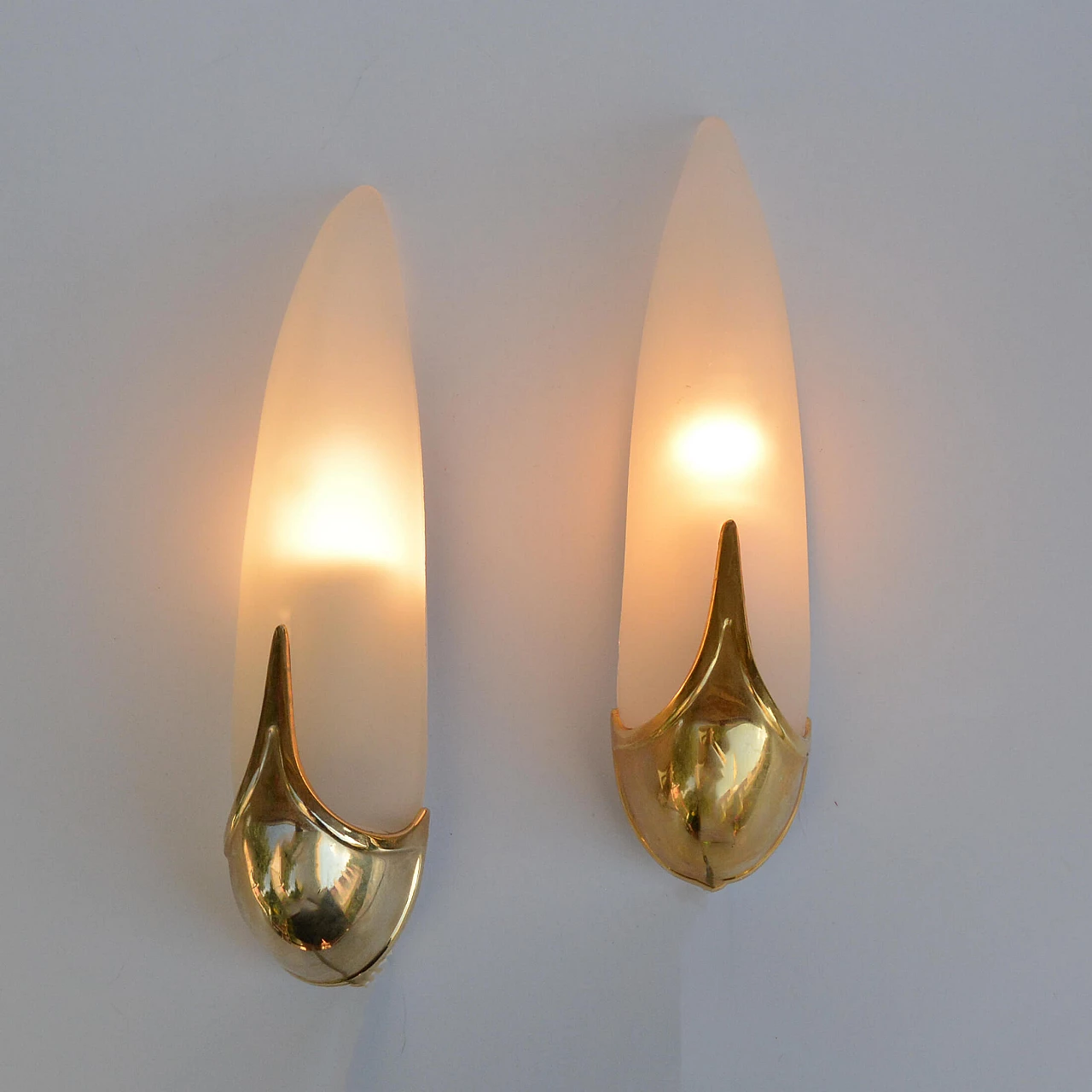 Pair of 162 Marga wall sconces by Zbigniew Kochanek for Karko, 1980s 14