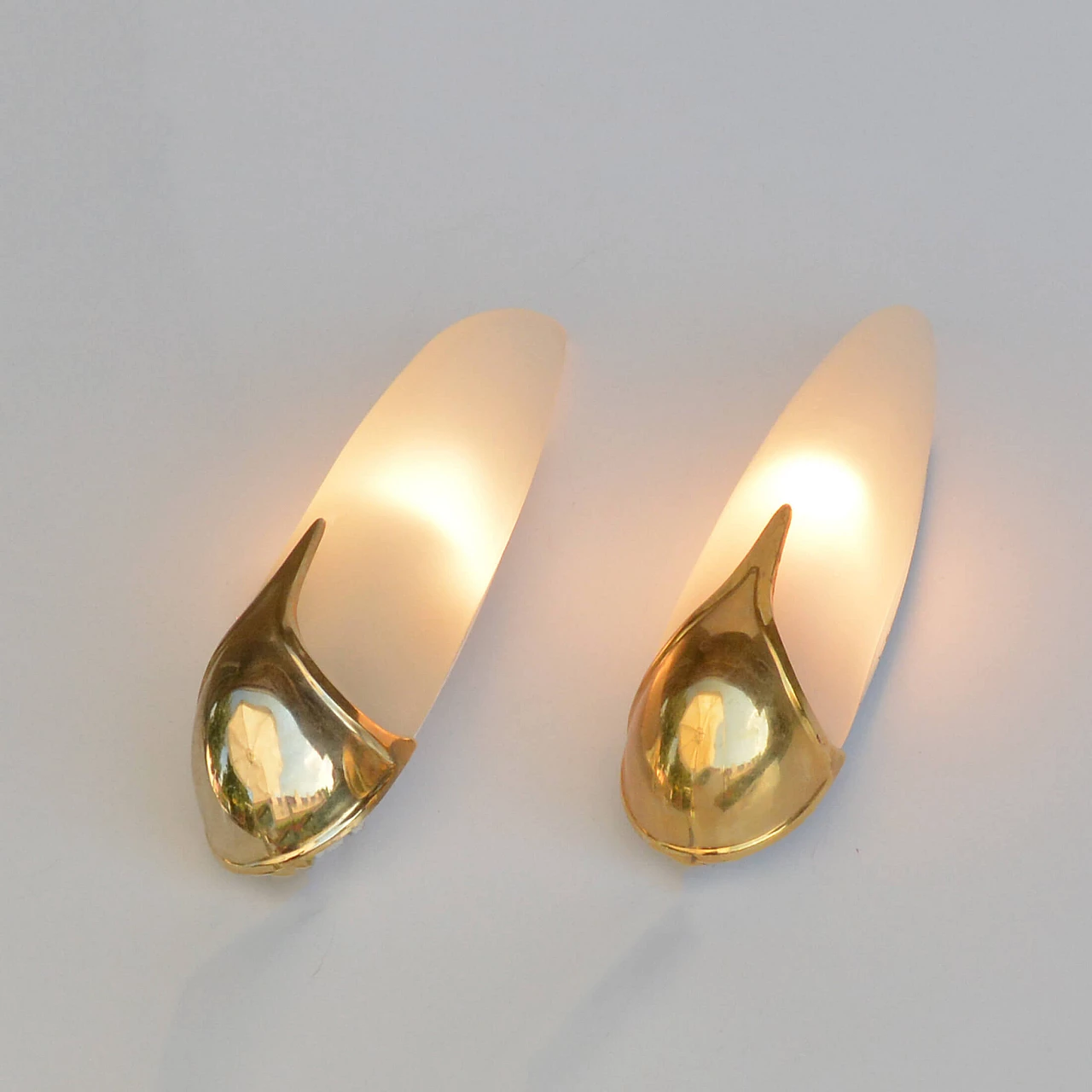 Pair of 162 Marga wall sconces by Zbigniew Kochanek for Karko, 1980s 15