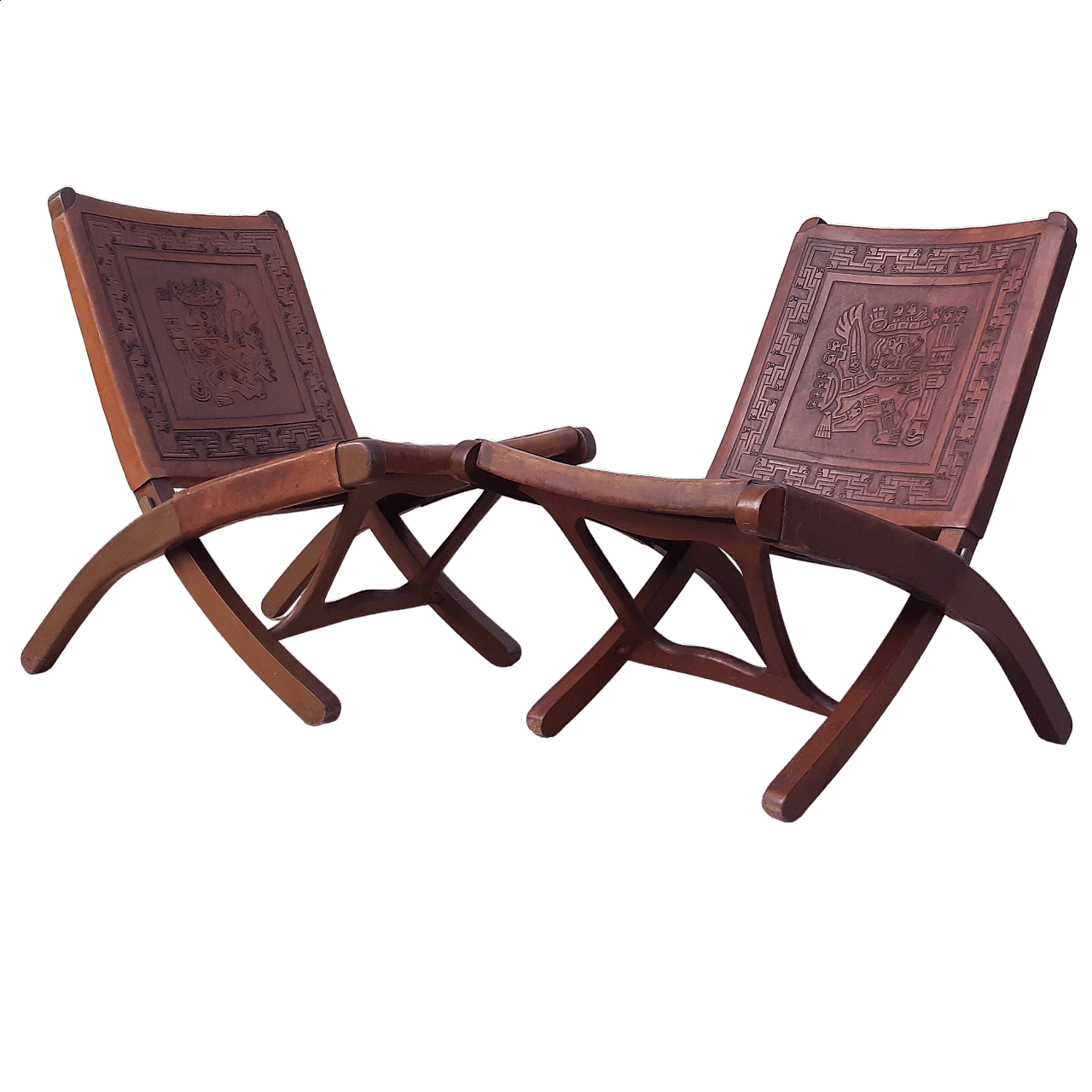 Coppia di poltrone di Angel Pazmino for Muebles De Estilo, anni '60 9