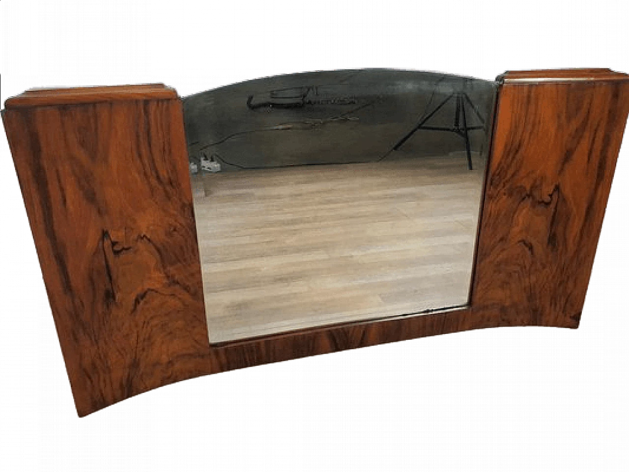 Grande specchio in radica, anni '40 19