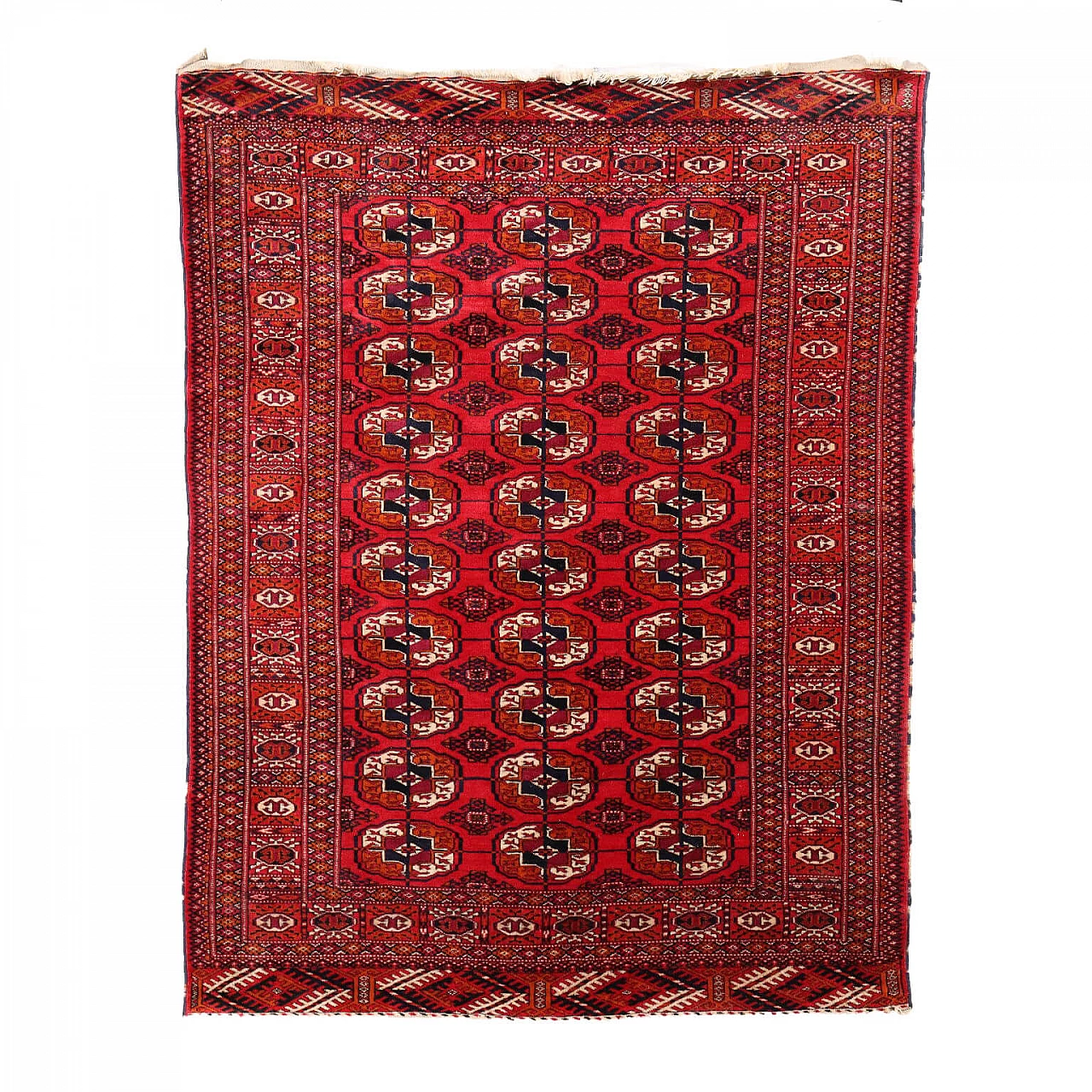 Turkmen Bukhara rug, 1940s 1
