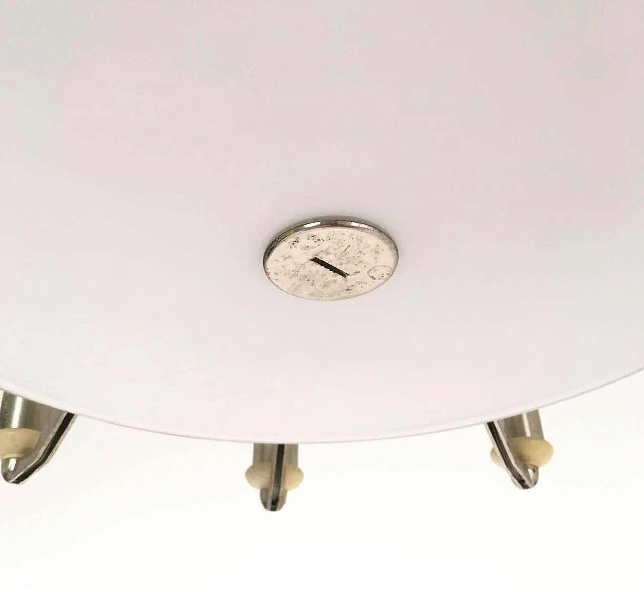 Lampadario a 10 luci in metallo verniciato, anni '50 9