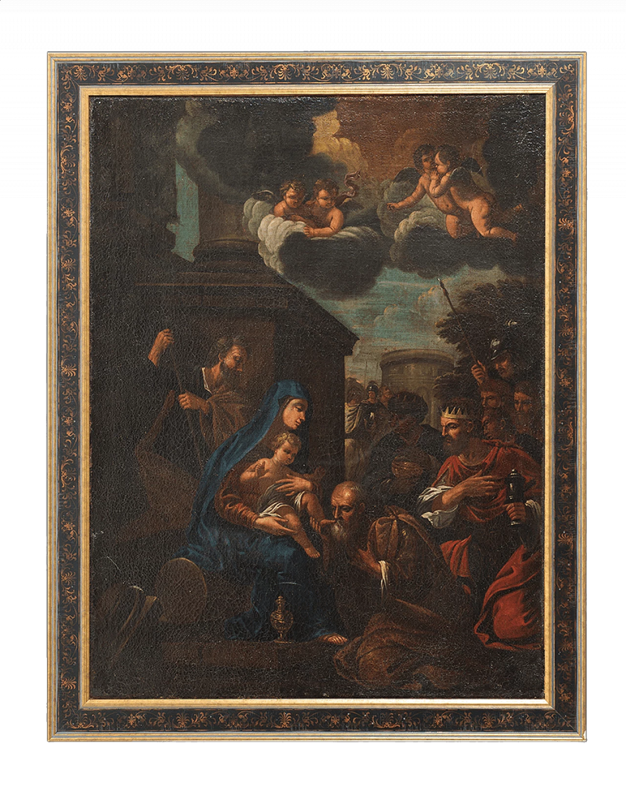 Adoration of the Magi, oil on canvas, 18th century 7