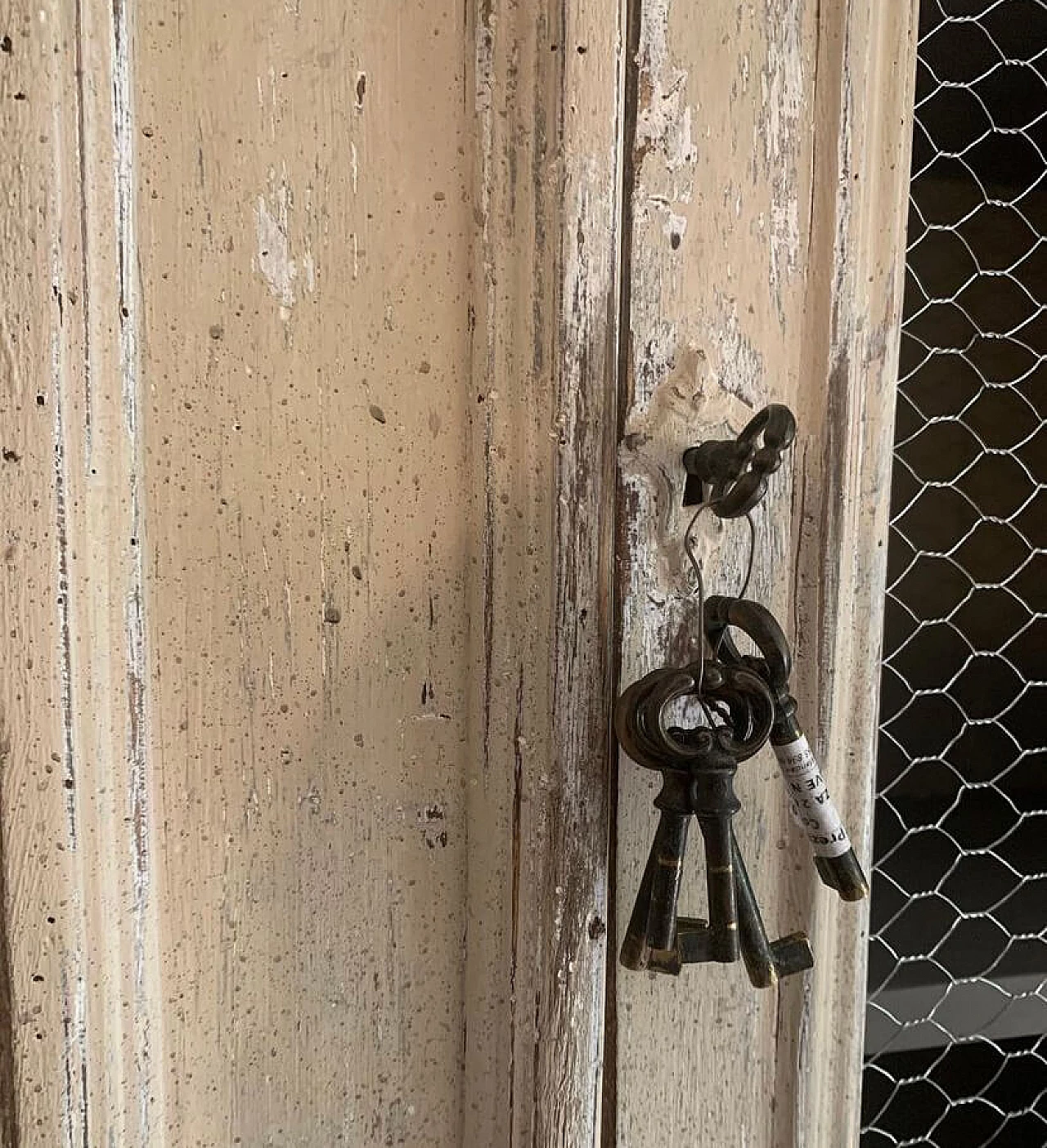 Lacquered wood double-body cabinet, 19th century 7