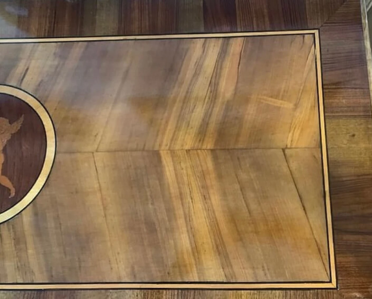 Inlaid dresser with putto and two drawers, 18th century 5