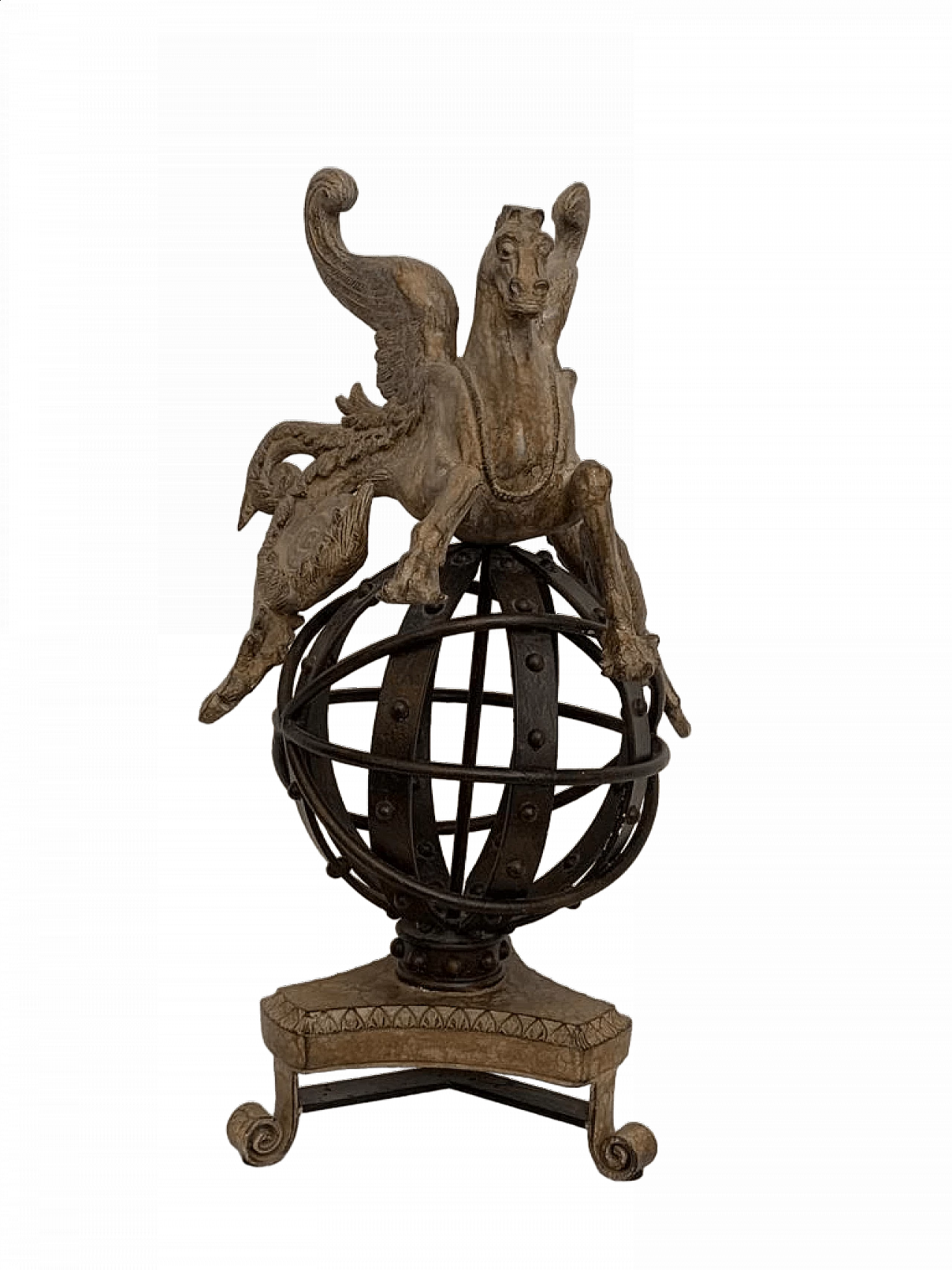 Scultura di Pegaso su astrolabio di Lam Lee Group Dallas, 1990 12