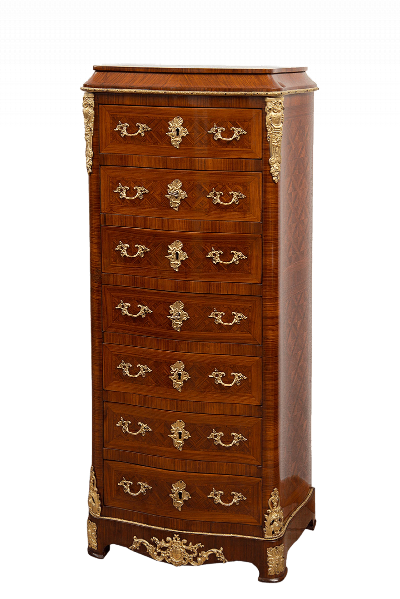 Napoleon III drawers with bronze elements, 19th century 5