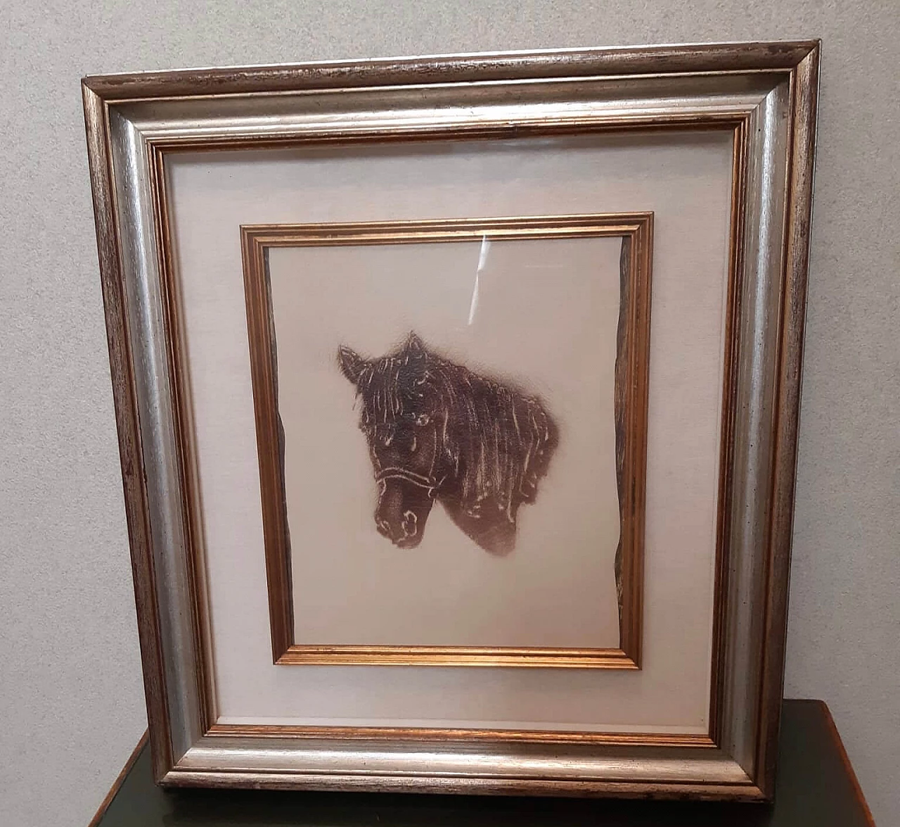 Gregorio Mancino, Cavallo, dipinto su pelle, 1989 2