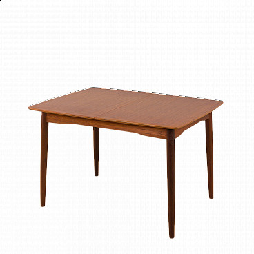 Danish rectangular teak table, 1970s