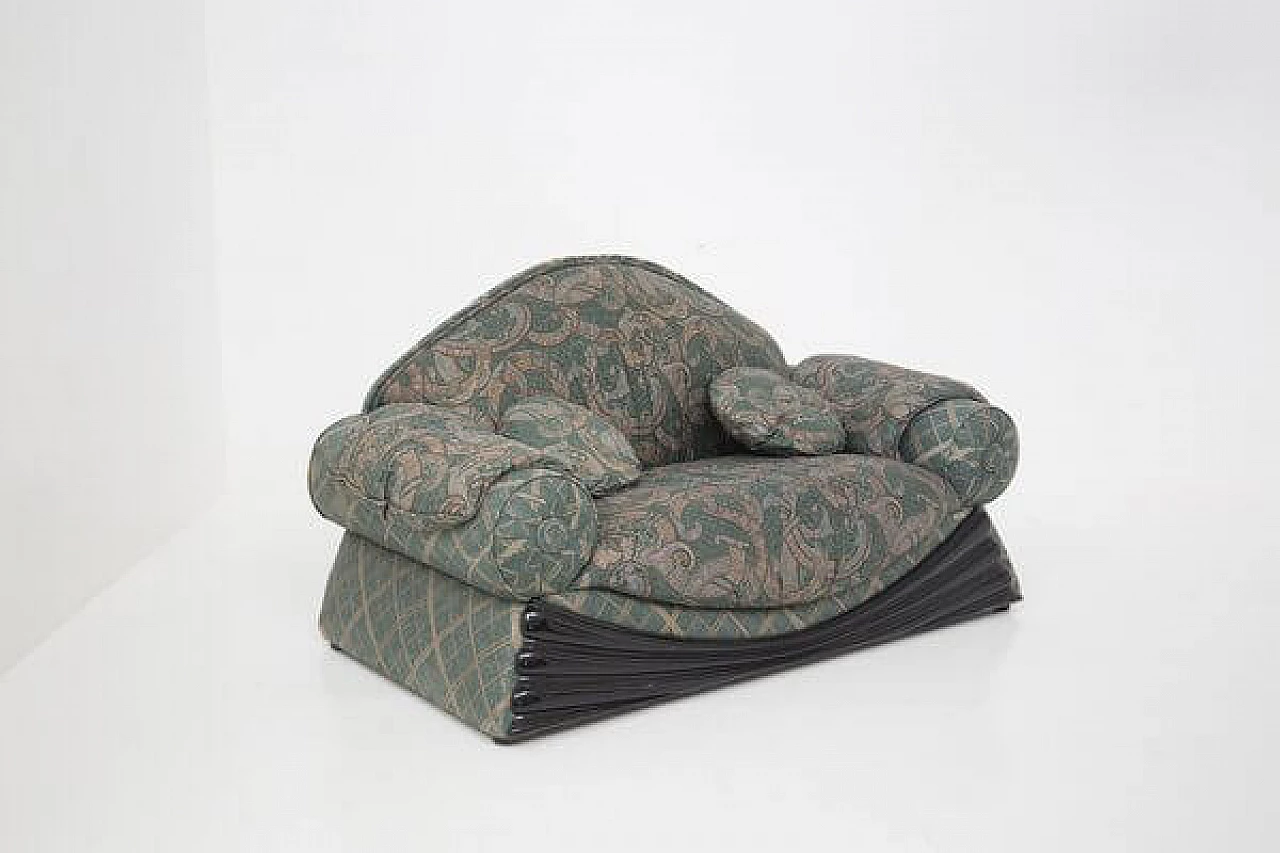 Pair of fabric sofas, 1970s 21