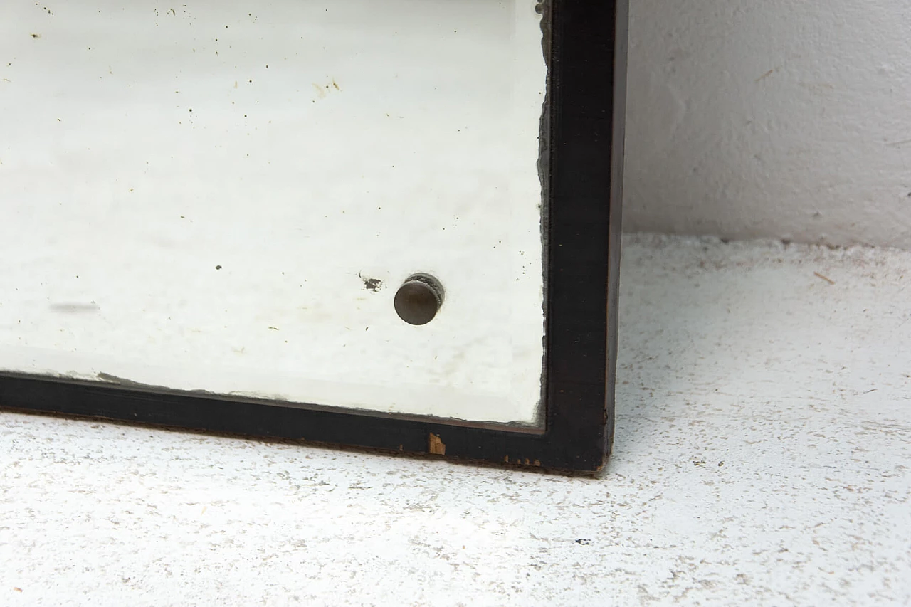 Wall mirror with oak frame, 1910s 6