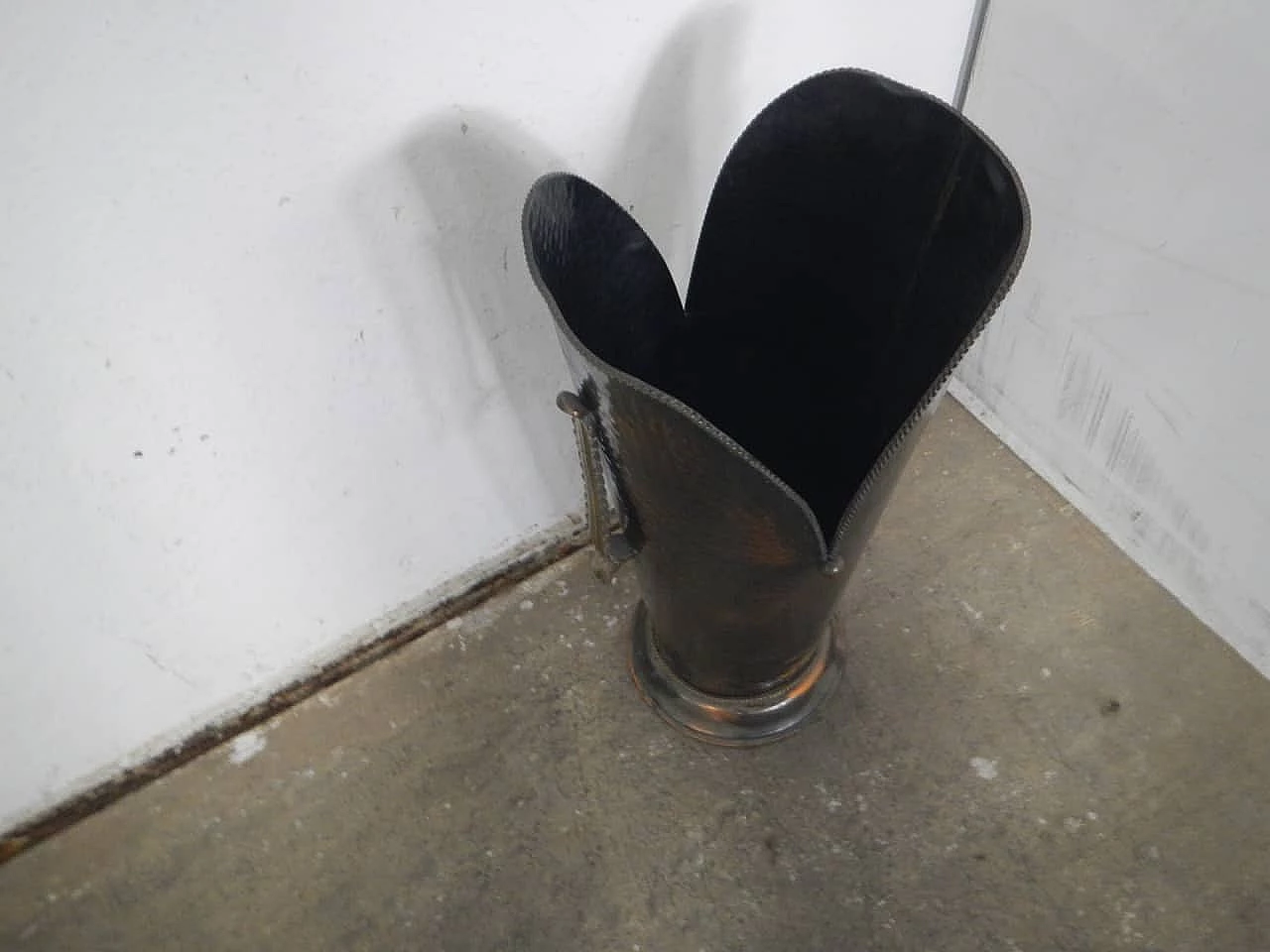 Painted copper umbrella stand, 1950s 10