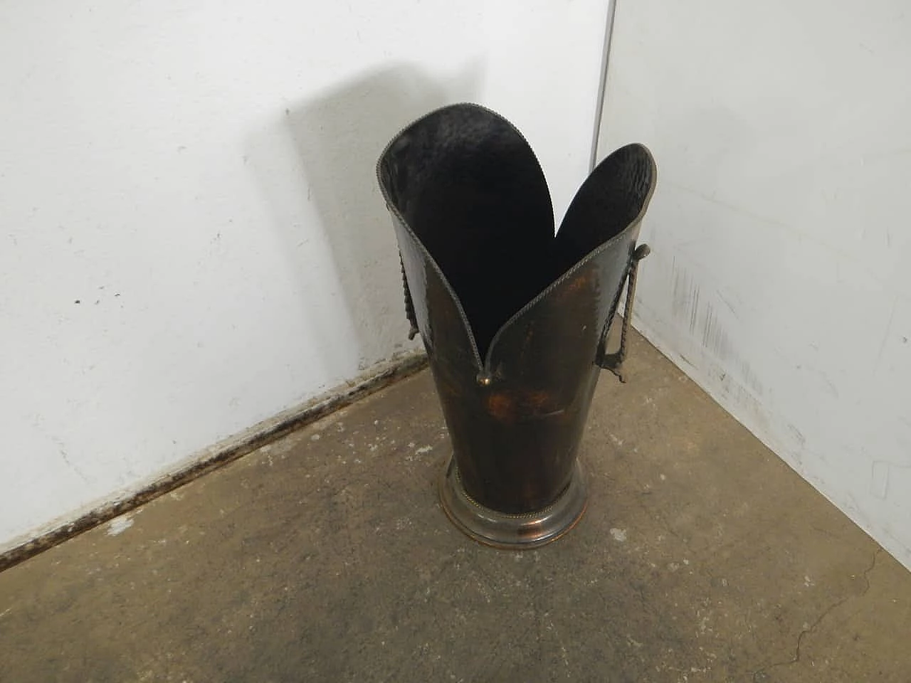 Painted copper umbrella stand, 1950s 12
