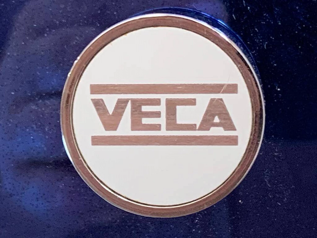 Doppio specchio con luci e armadietto centrale per Veca, anni '70 13