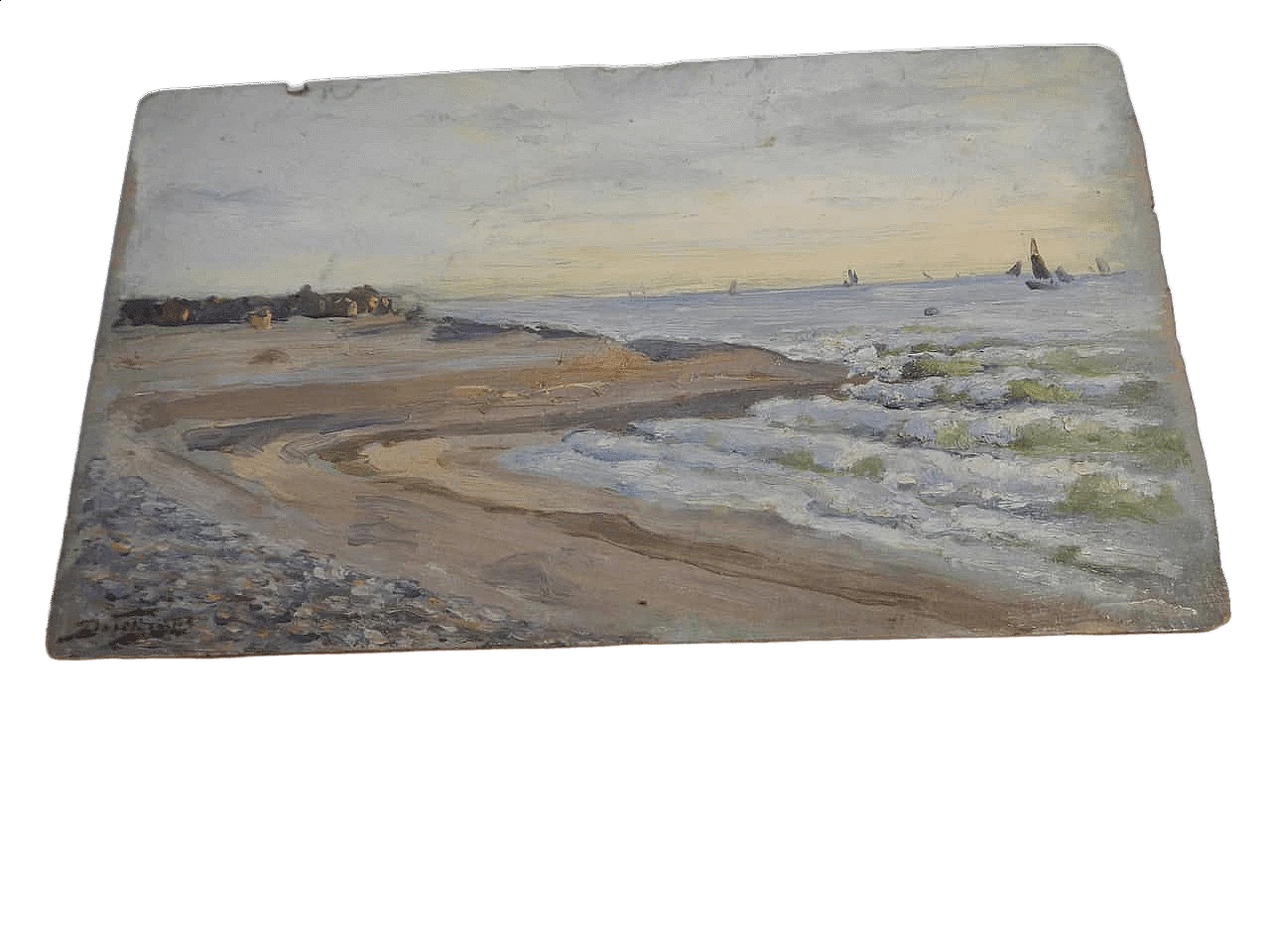 Des Champs, oceano, dipinto su legno, inizio ‘900 13