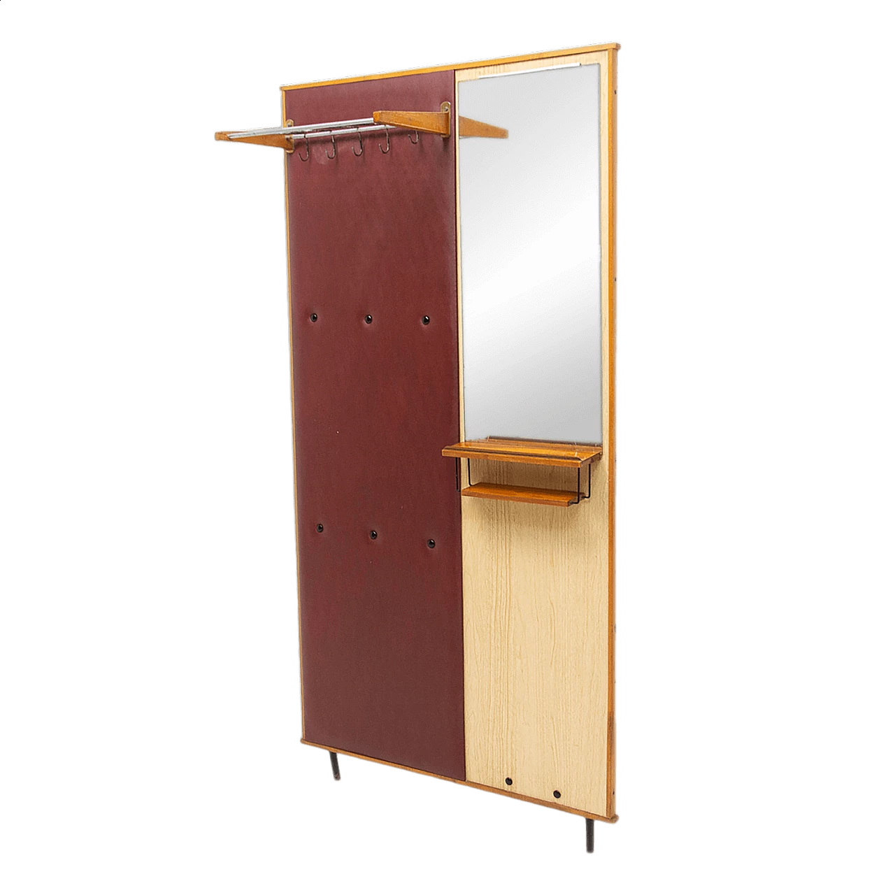 Wooden coat rack by Drevotar, 1960s 12