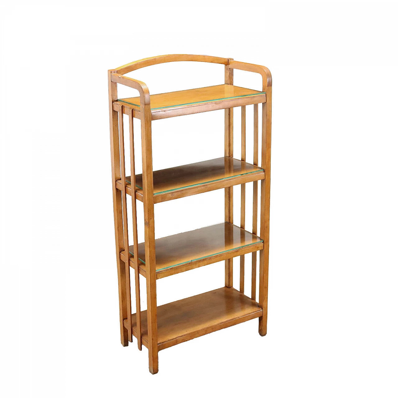 Art Nouveau étagère in beech wood, early 20th century 1