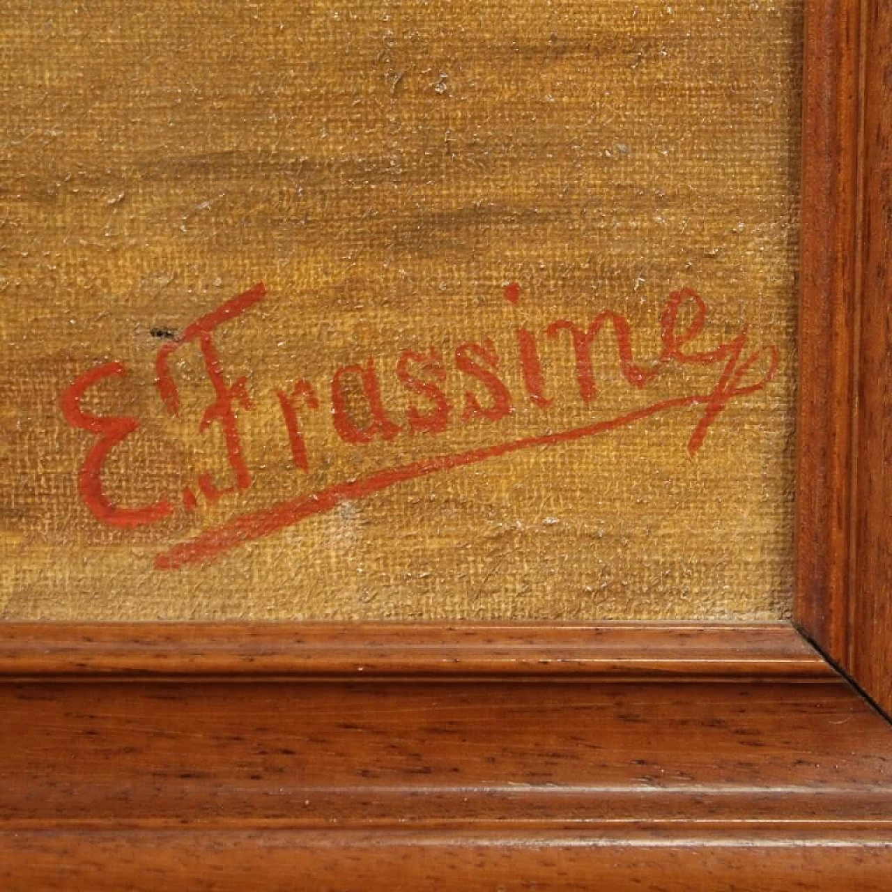 E. Frassine, San Rocco, oil on canvas 4