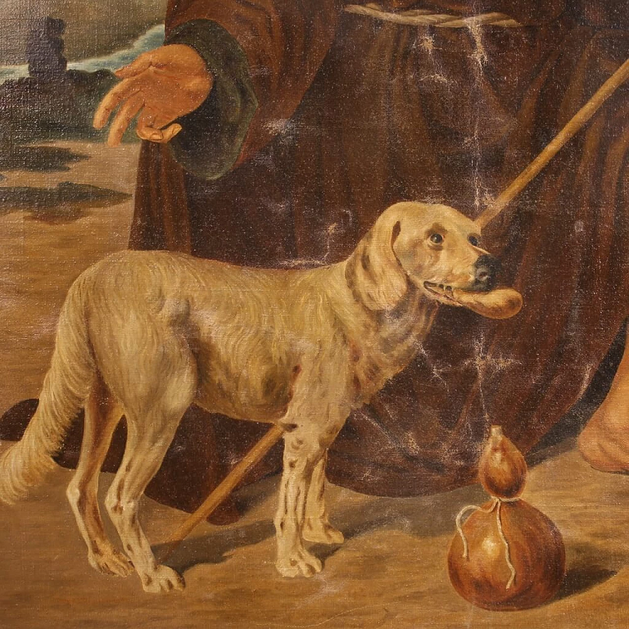 E. Frassine, San Rocco, oil on canvas 6