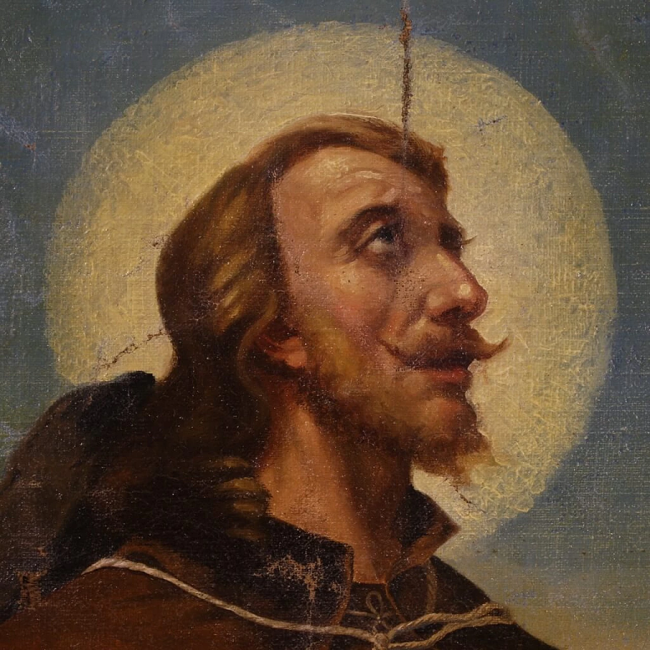 E. Frassine, San Rocco, oil on canvas 10