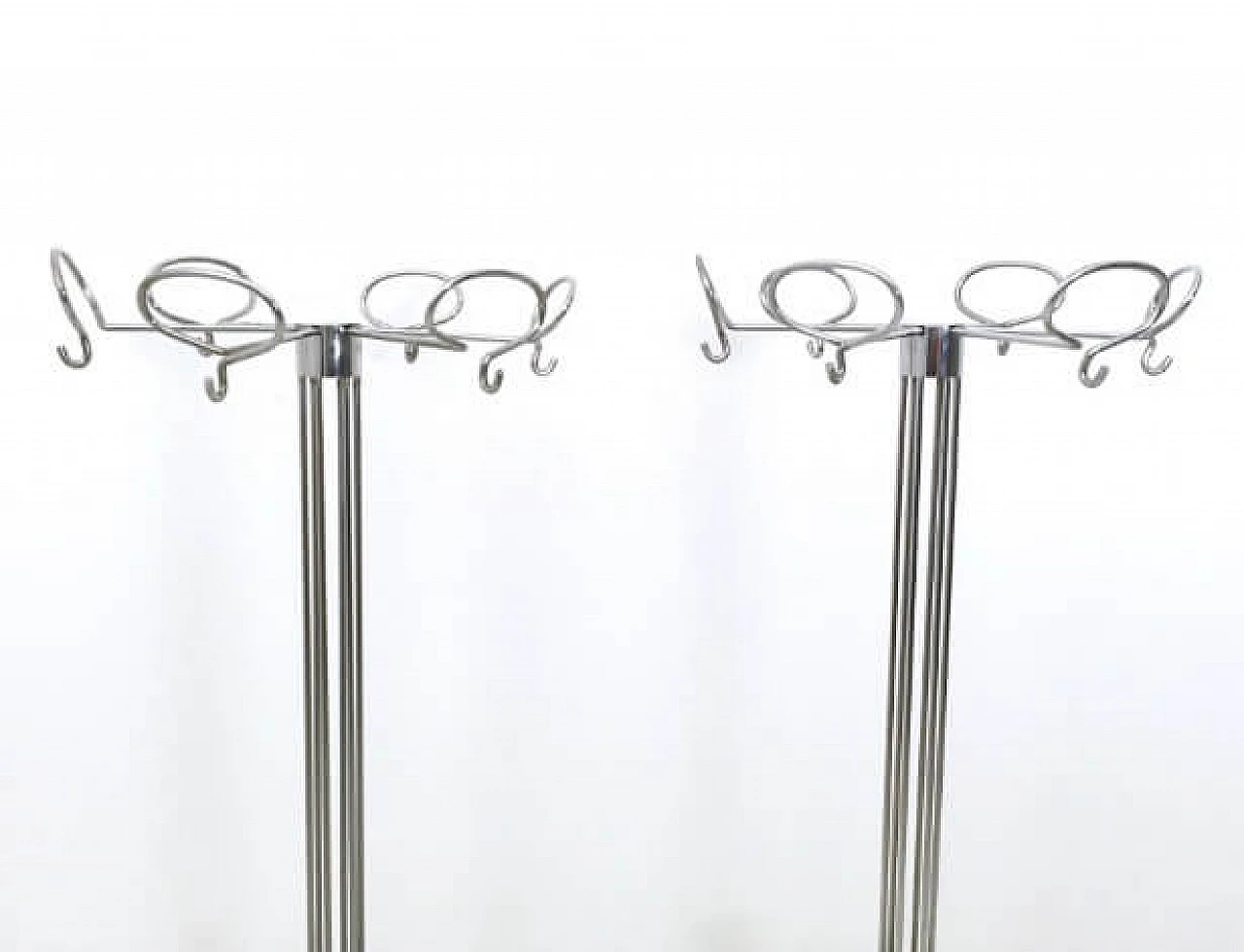 Chromed metal coat rack by Valenti, 1960s 3