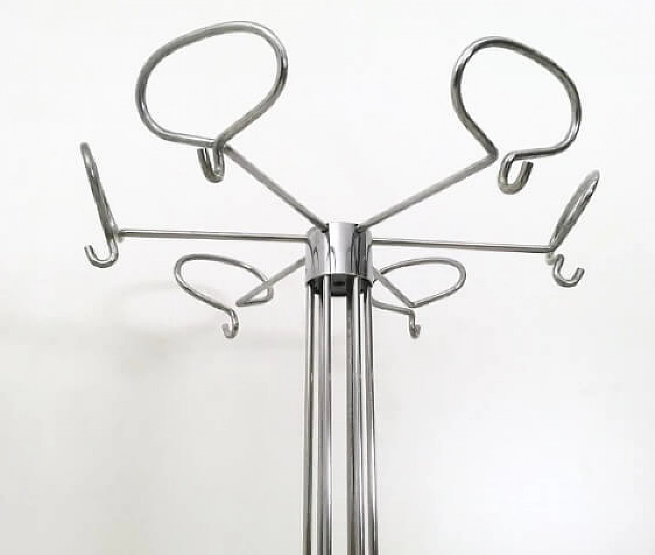 Chromed metal coat rack by Valenti, 1960s 4