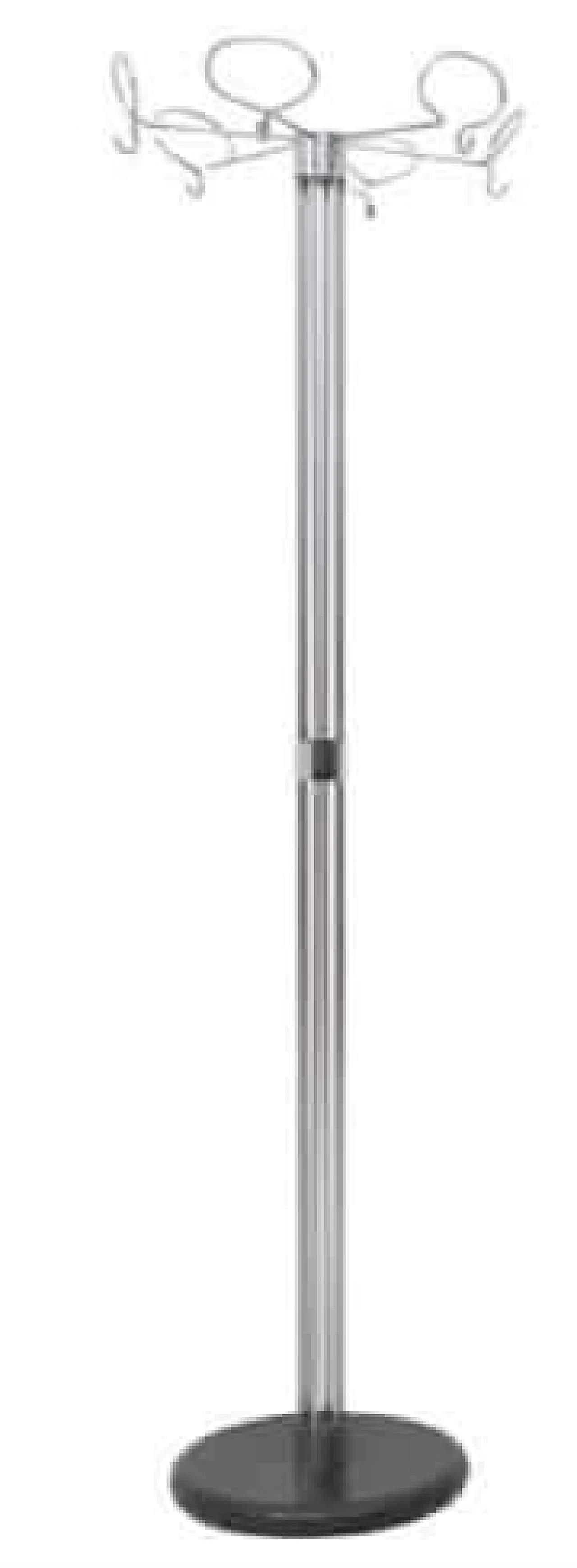 Chromed metal coat rack by Valenti, 1960s 7