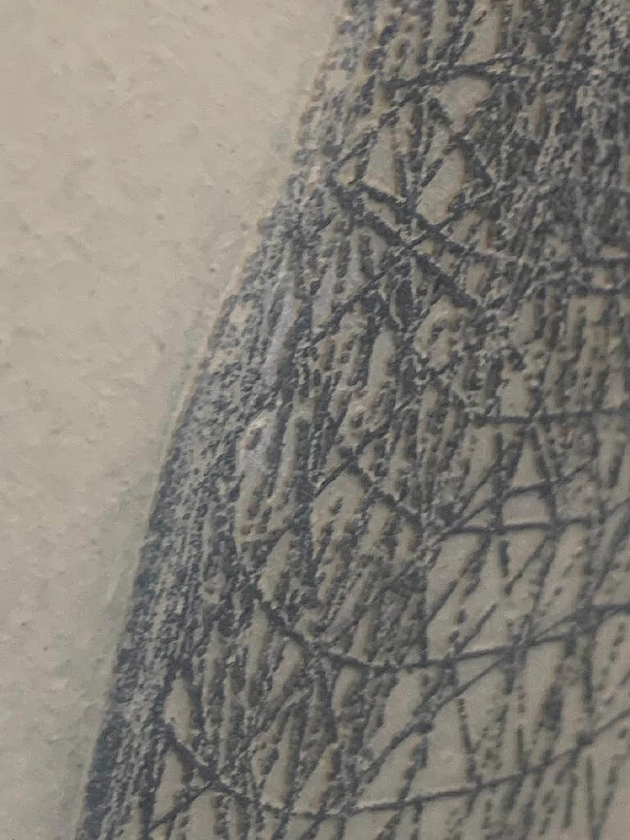 Stefano Bersani, Rilievo di scansione anatomica su legno laccato Labisci Bersani, metallo, acrilico, lacca, 2014 4