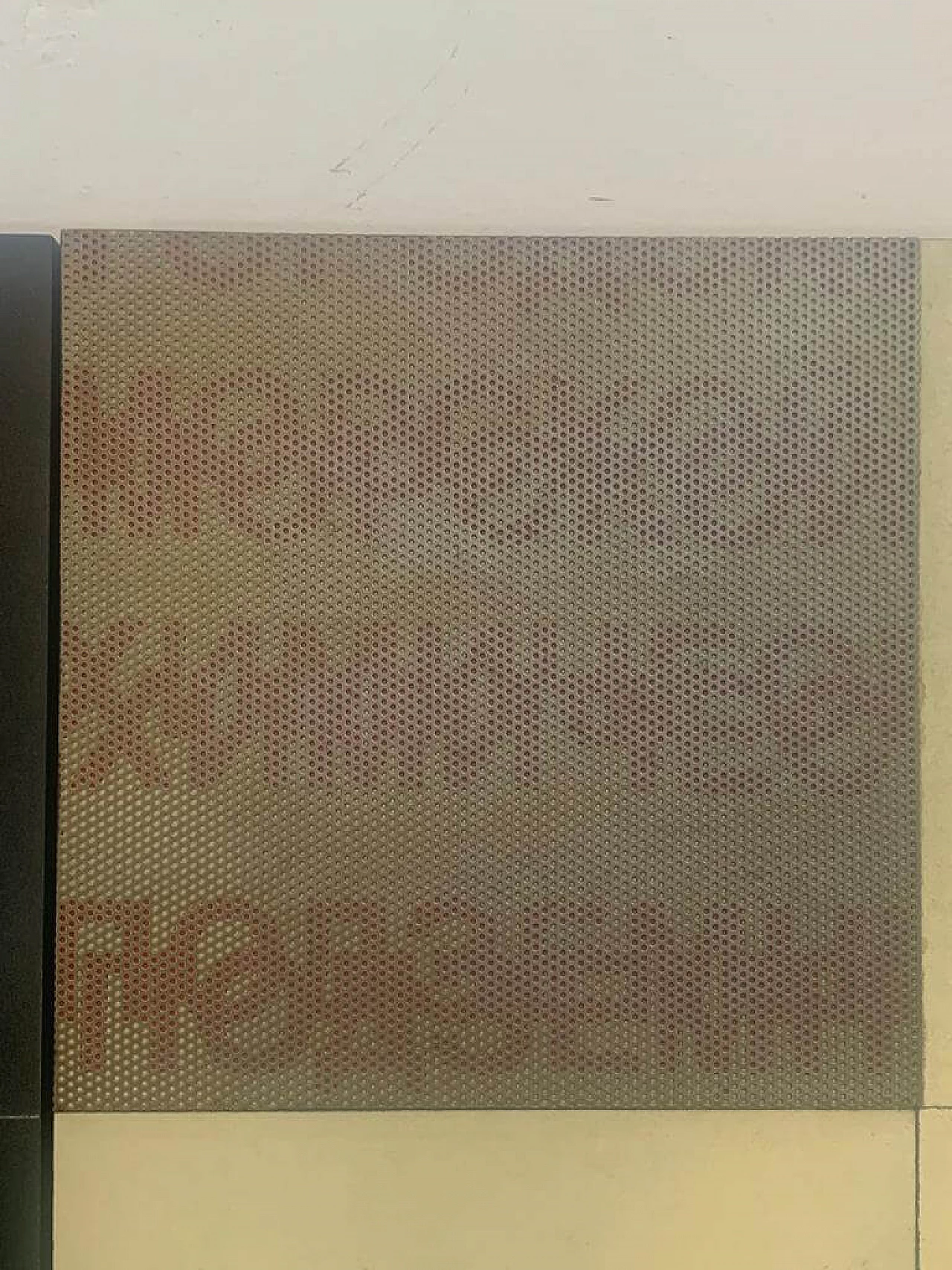 Stefano Bersani, Rilievo di scansione anatomica su legno laccato Labisci Bersani, metallo, acrilico, lacca, 2014 6