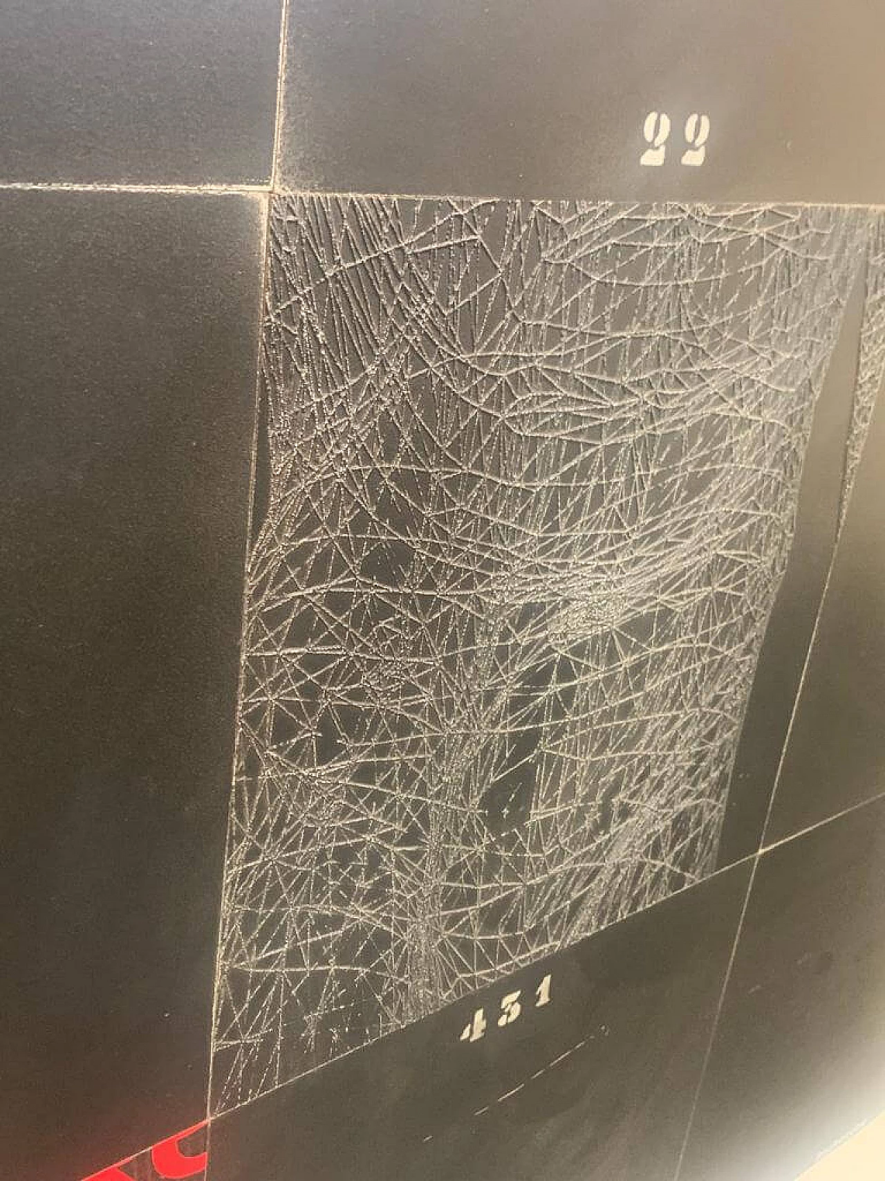 Stefano Bersani, Scansione anatomica, rilievo su legno laccato nero, 2014 8