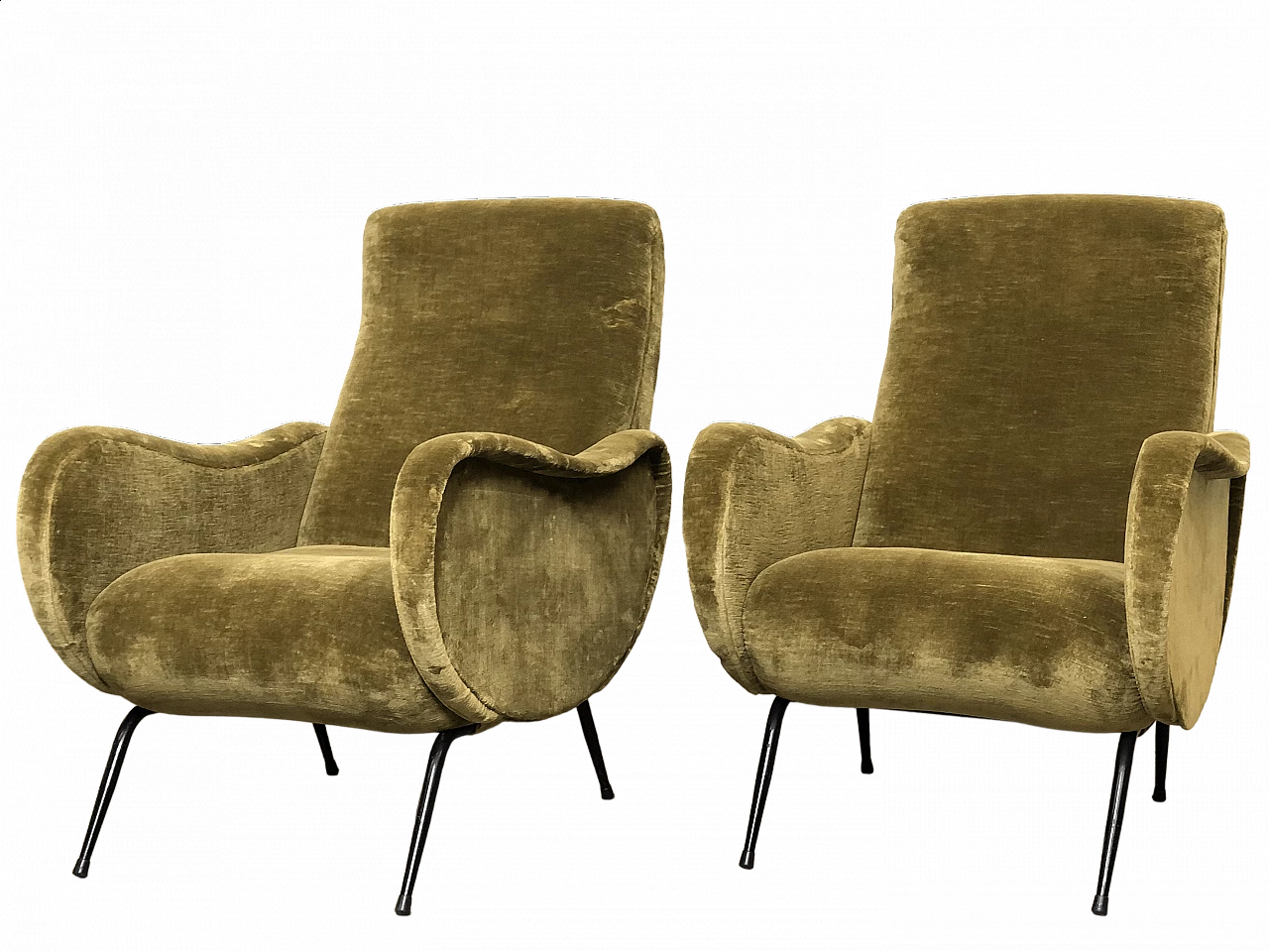 Pair of Lady armchairs by Marco Zanuso, 1950s 13