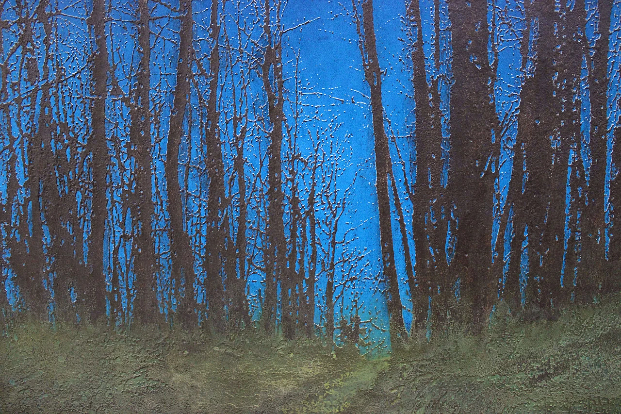 Stefano Bersani, Boscaglia Relief, tecnica mista, 2014 6