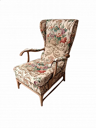 Armchair bergère by Paolo Buffa for Frama, 1940s