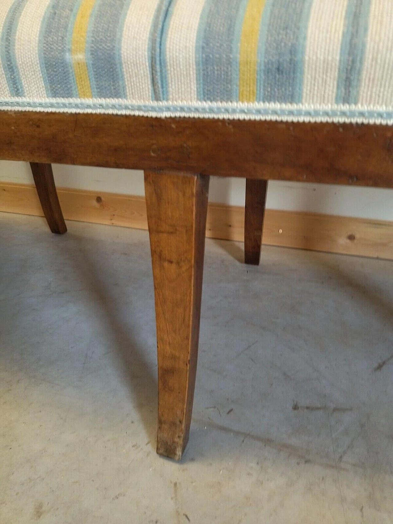 Divano Impero in noce, primo '800 6