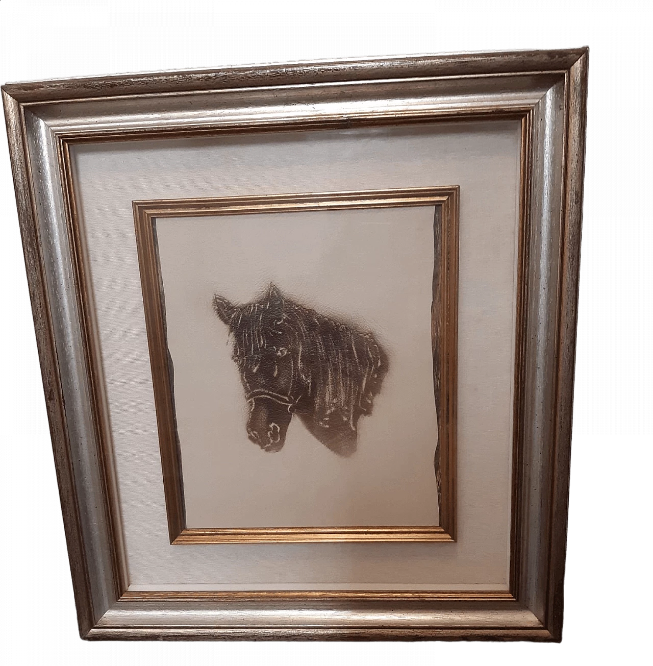 Gregorio Mancino, Cavallo, dipinto su pelle, 1989 5