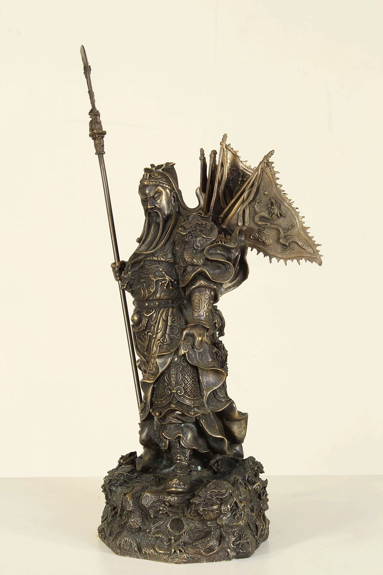 God of war, Japanese bronze sculpture, 1950s 3