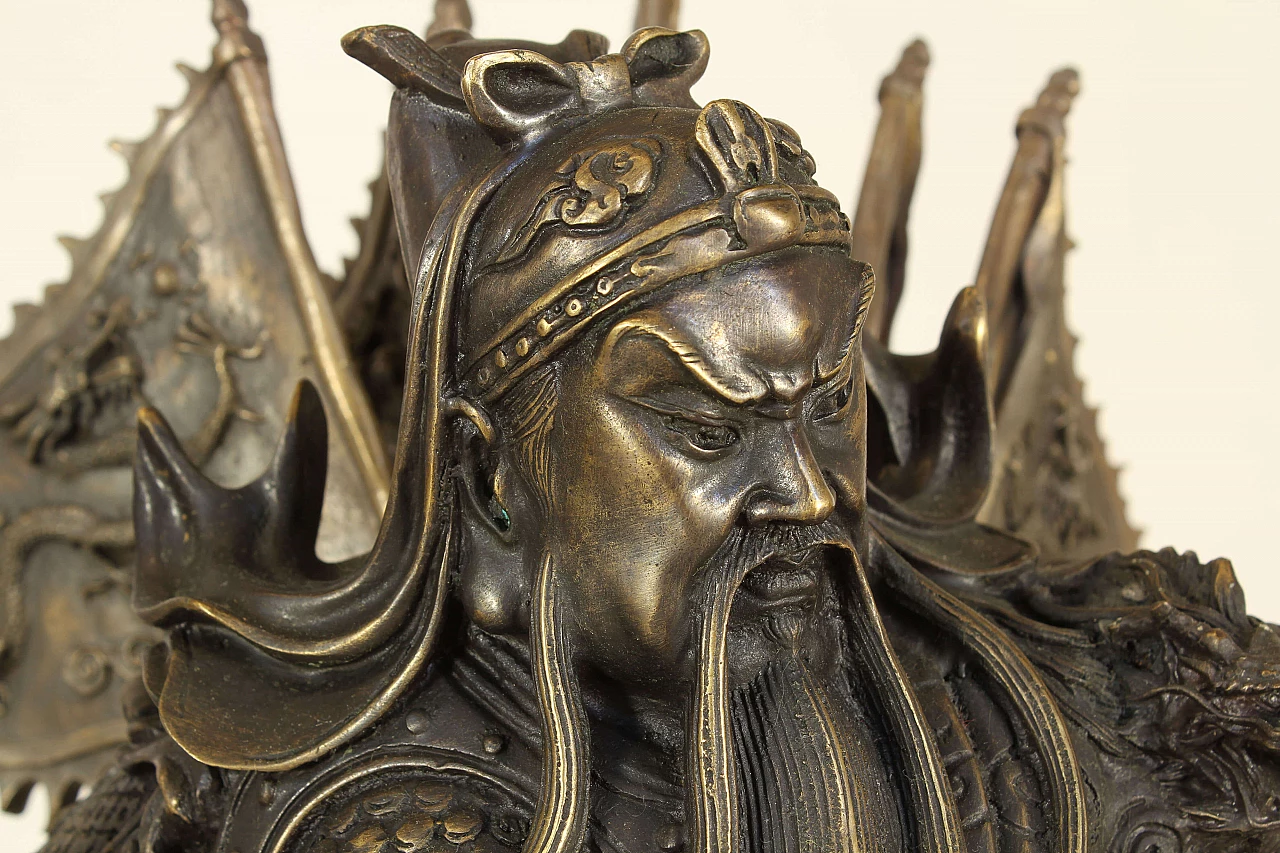 God of war, Japanese bronze sculpture, 1950s 6