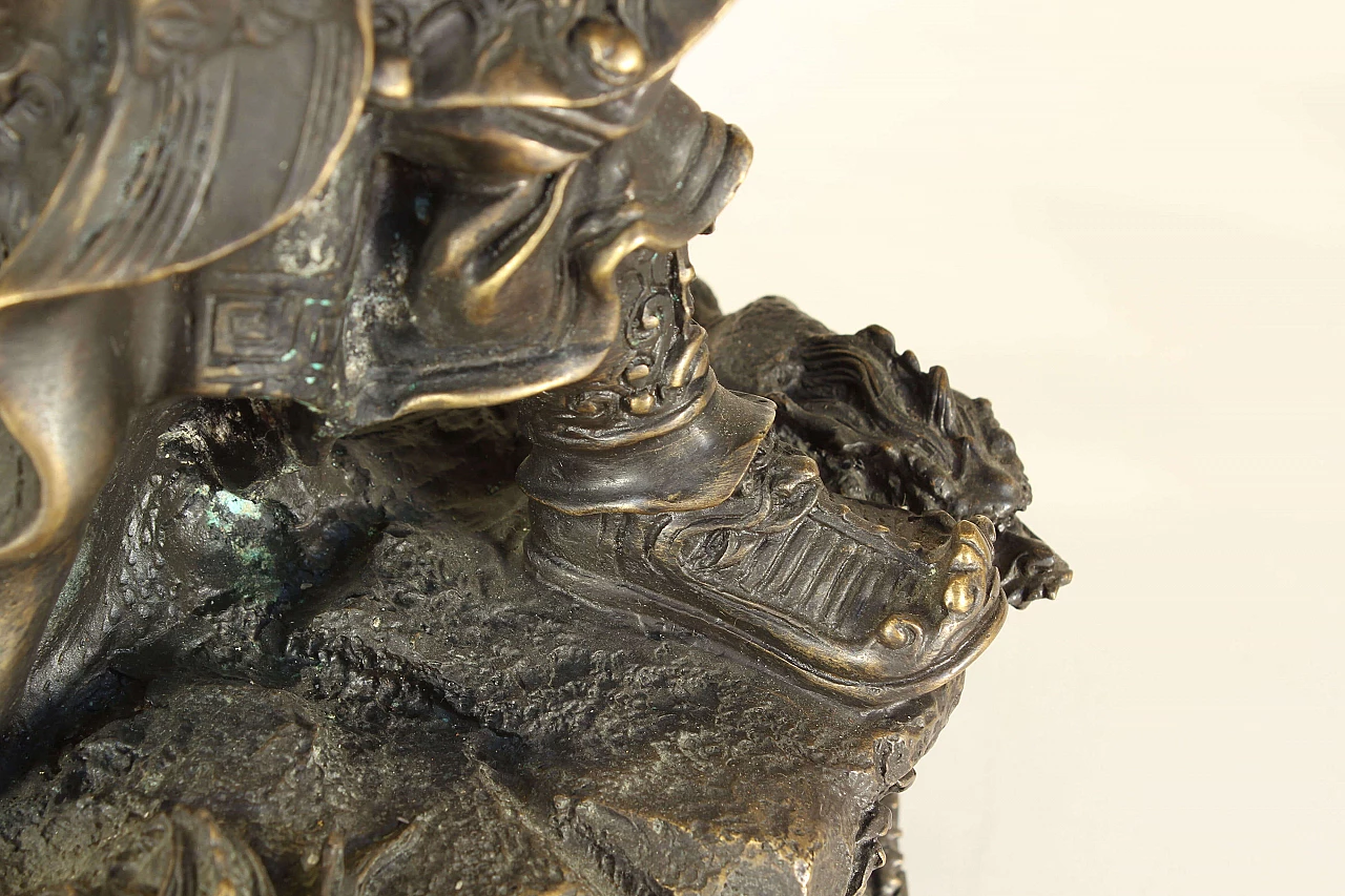 God of war, Japanese bronze sculpture, 1950s 10