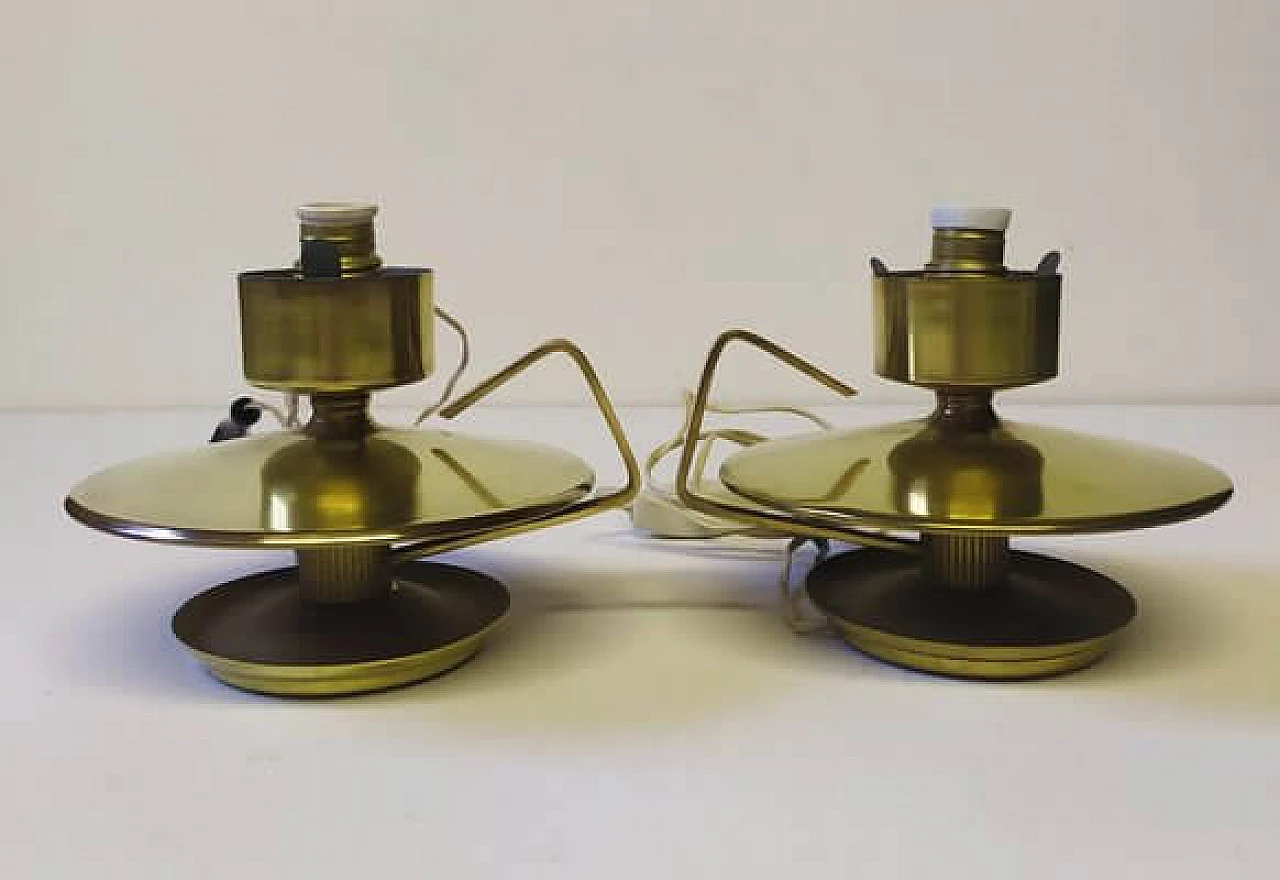 Coppia di lampade attribuite ad Angelo Lelli per Arredoluce, anni '50 2