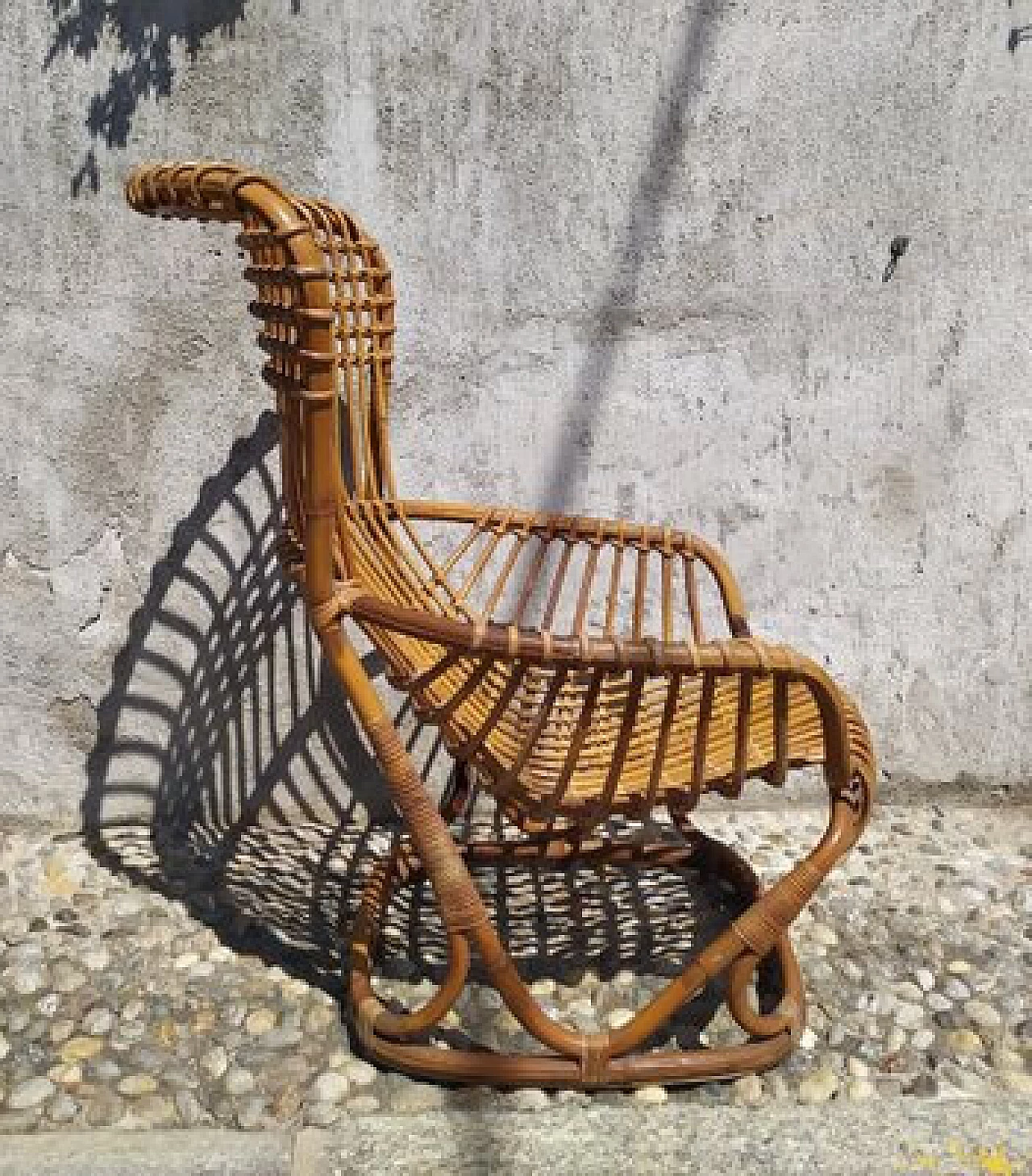 BP4 wicker armchair by Tito Agnoli for Pierantonio Bonacina, 1959 2
