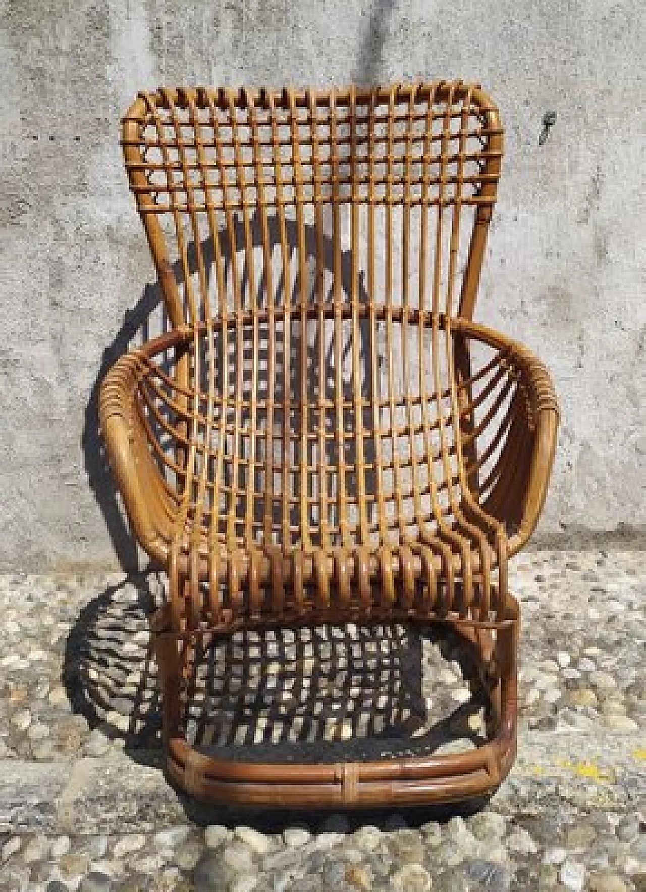 BP4 wicker armchair by Tito Agnoli for Pierantonio Bonacina, 1959 4
