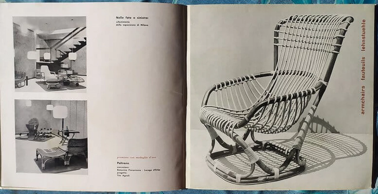 BP4 wicker armchair by Tito Agnoli for Pierantonio Bonacina, 1959 8