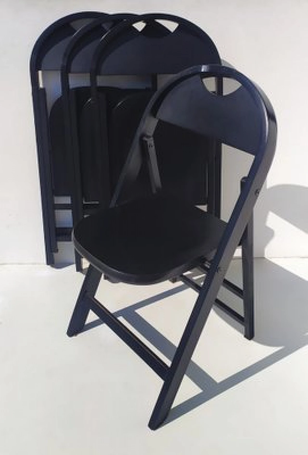 4 Tric chairs by Achille Castiglioni for BBB Bonacina, 1960s 5