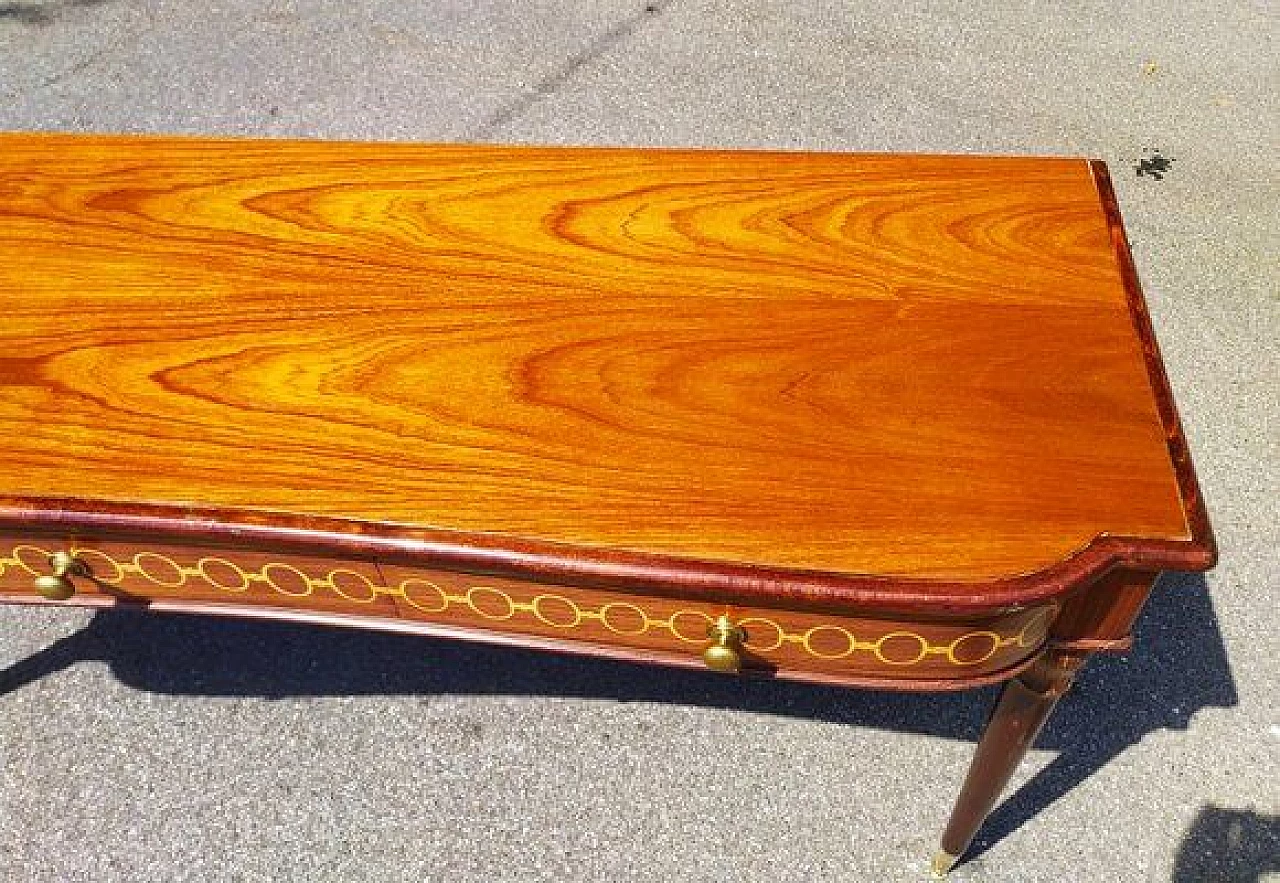 Teak console table by Paolo Buffa, 1940s 6