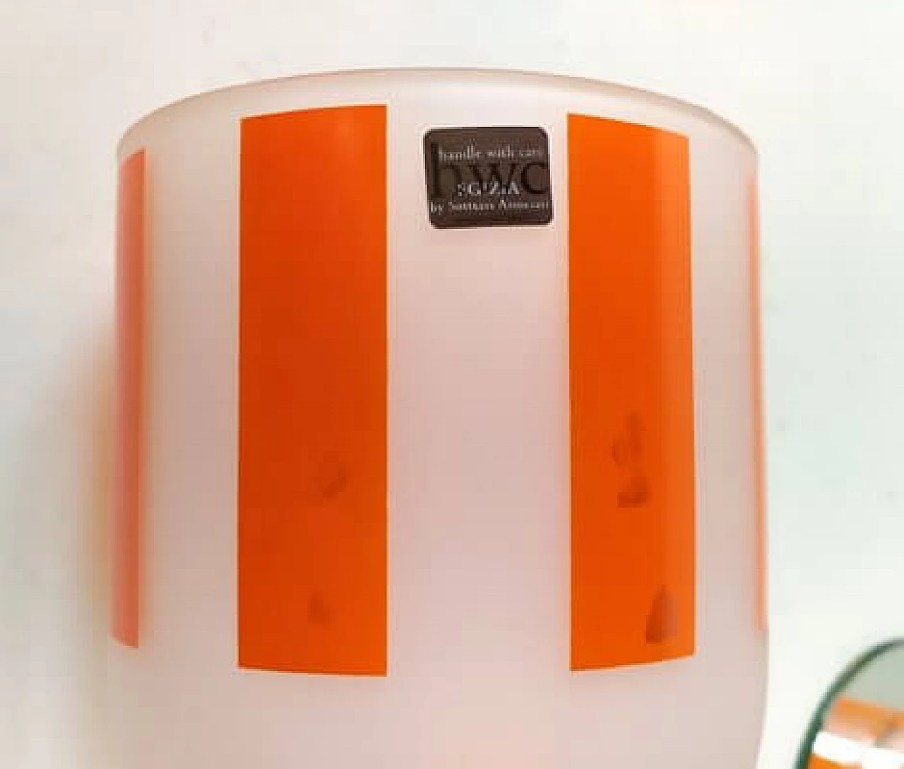 Coppia di vasi in vetro di James Irvine per Egizia, anni '90 5